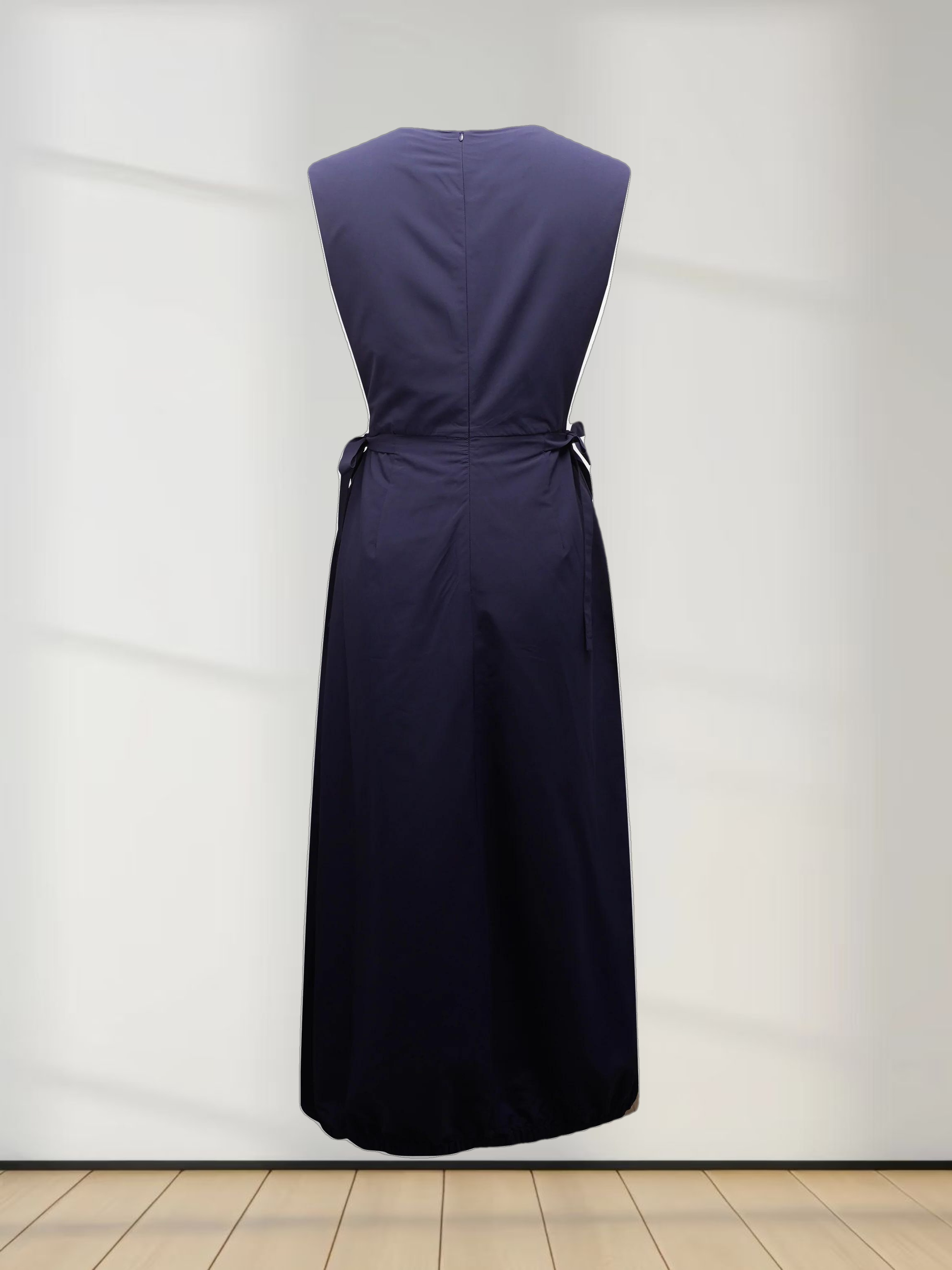 Side Bow Jumper-Navy