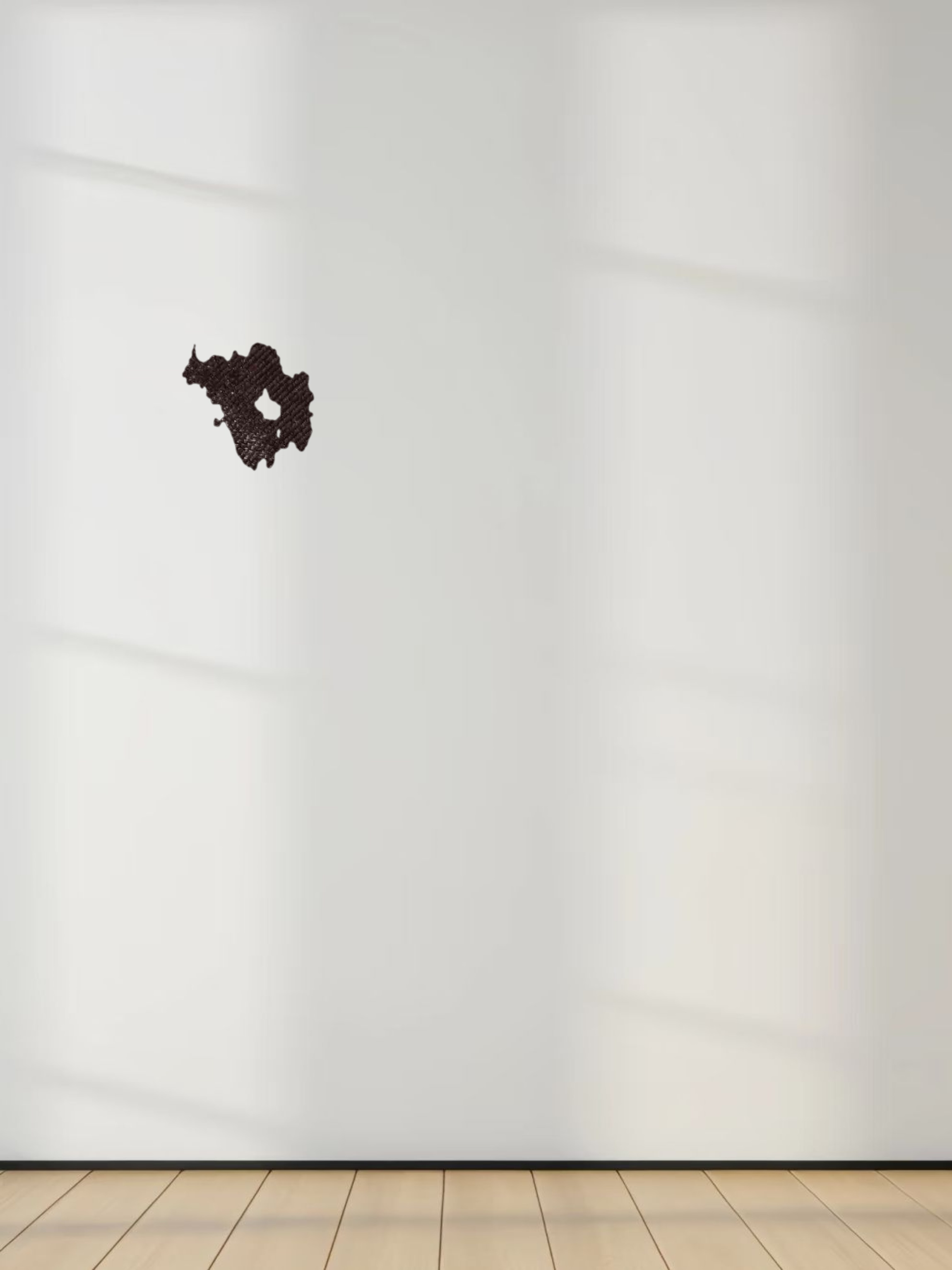 Velour Button Down Crew Cardigan-Brown