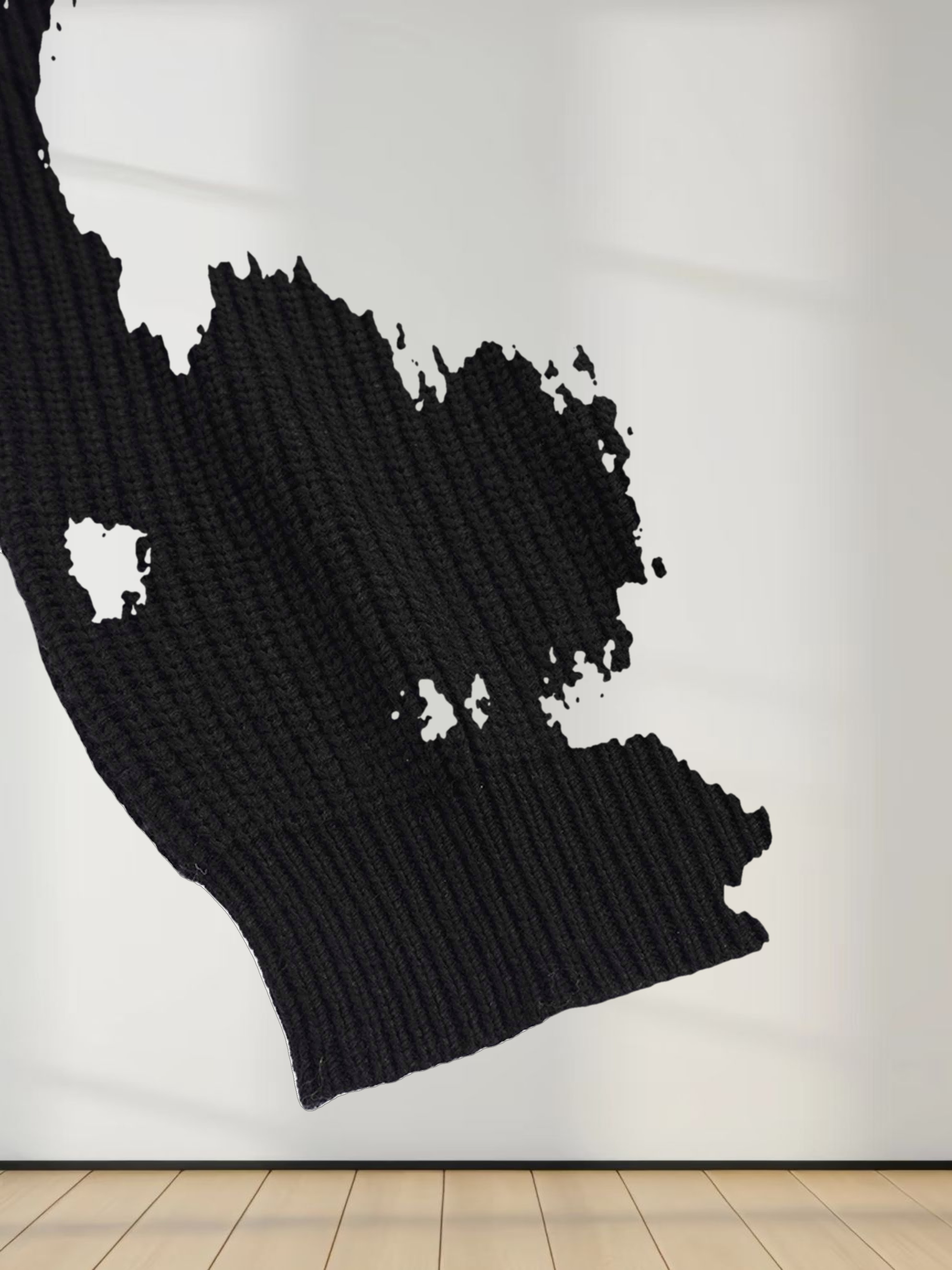 Puff Sleeve Sweater-Black