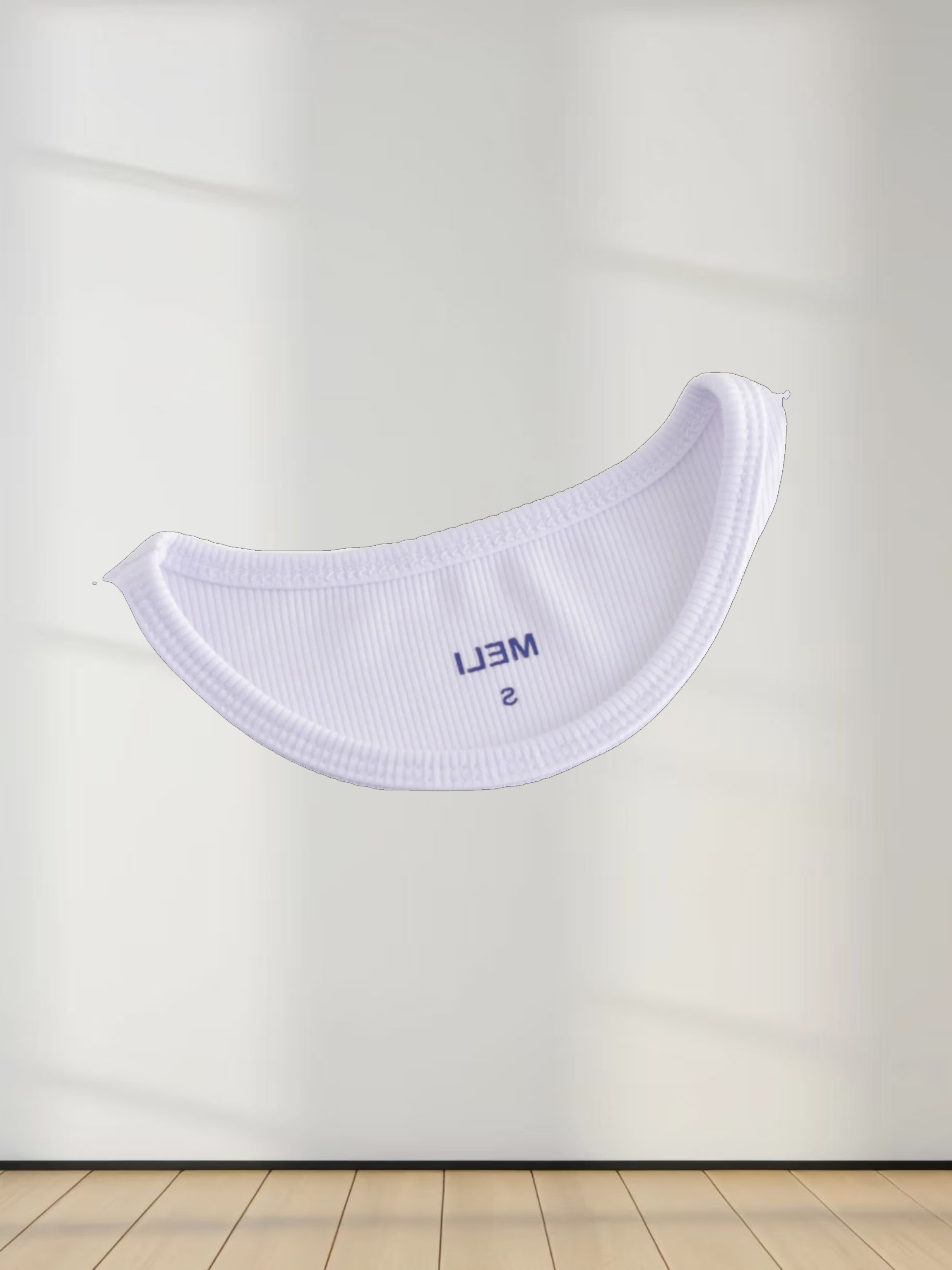 CREW RIBBED DOLMAN-WHITE