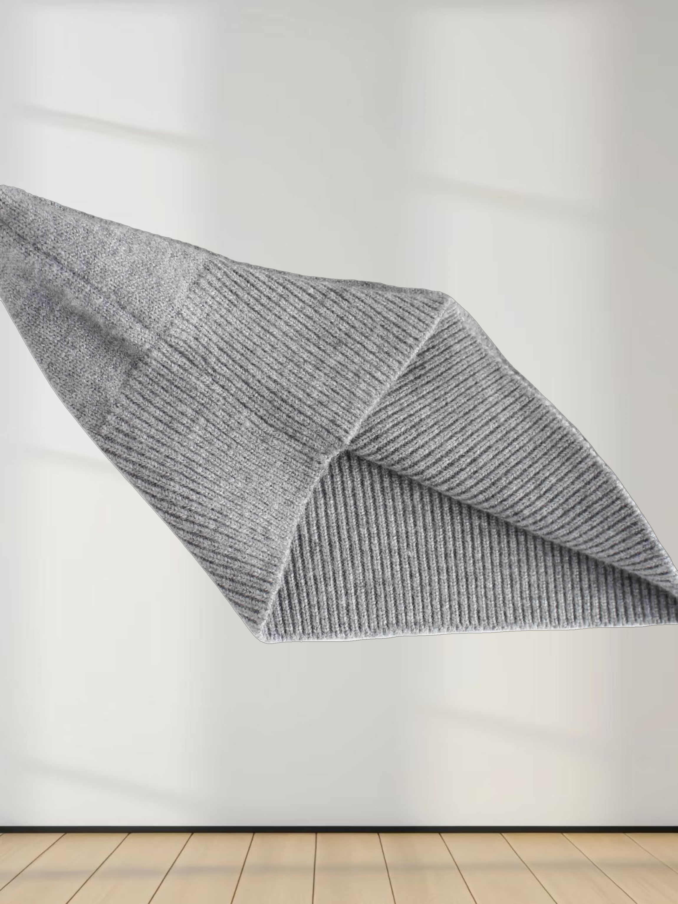 Embellished Crew Sweater-Grey