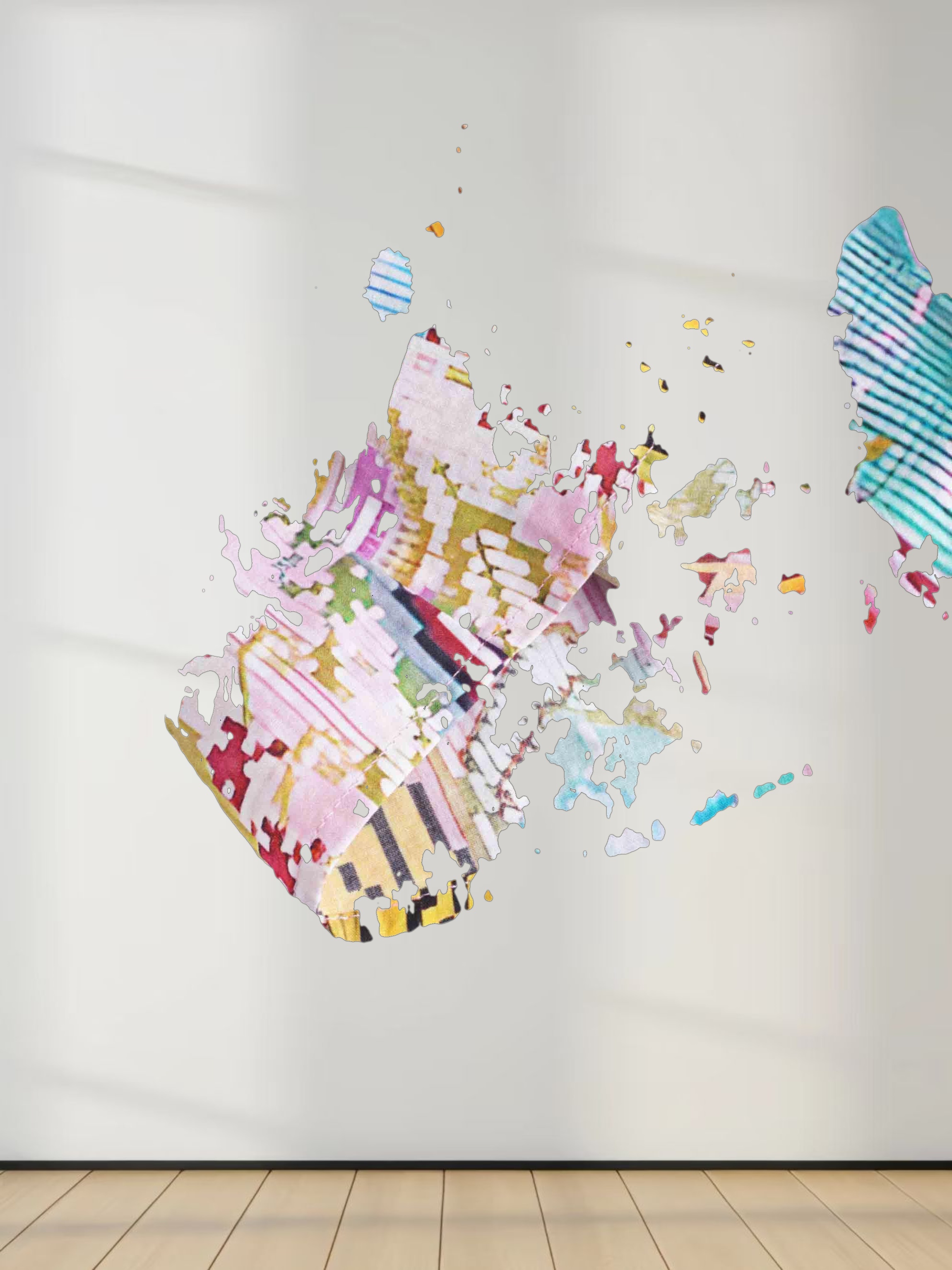 Printed Cotton Belted Shirtdress-Kaleidoscope