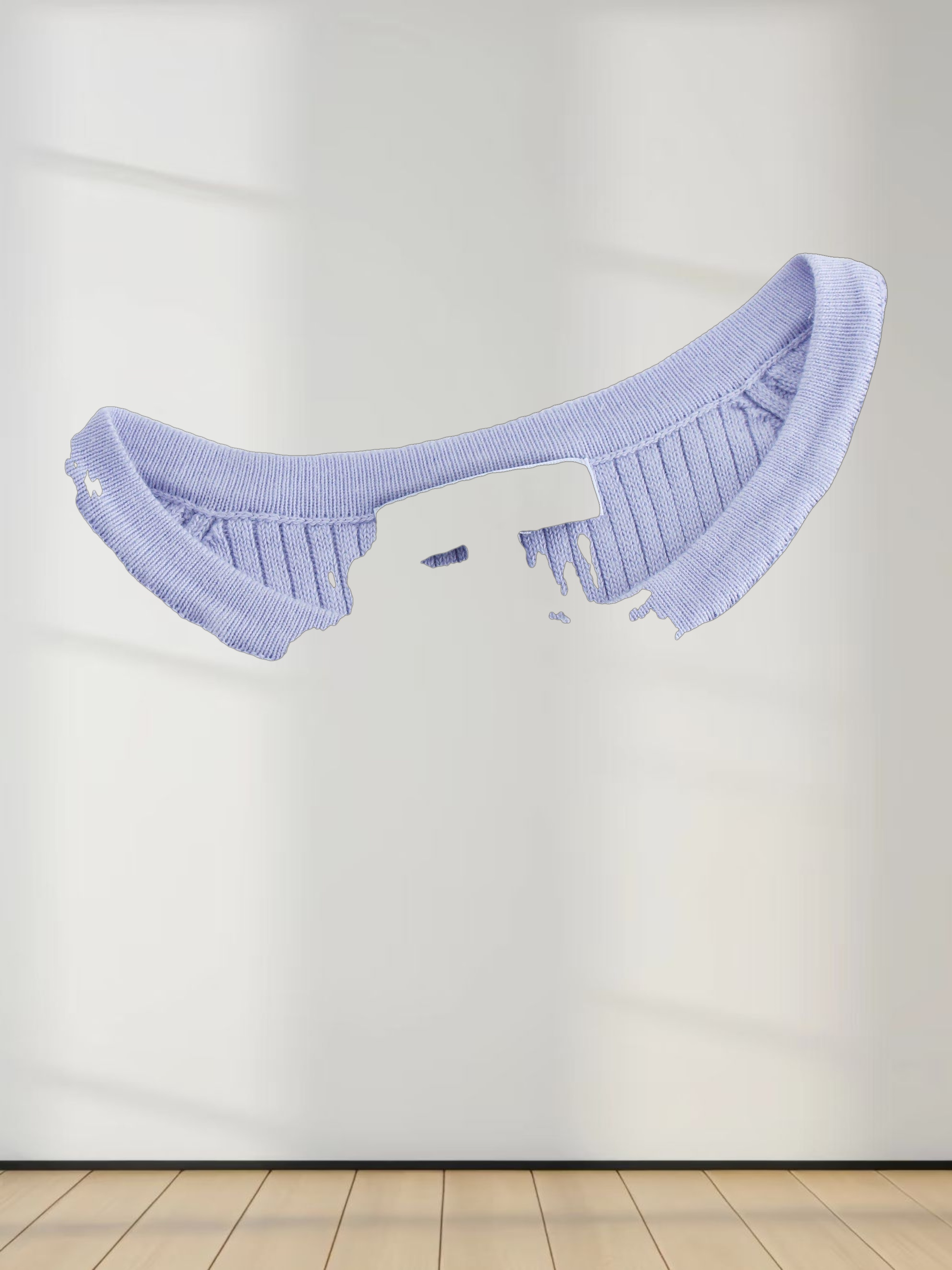 Ribbed Knit Cardigan-Lavender