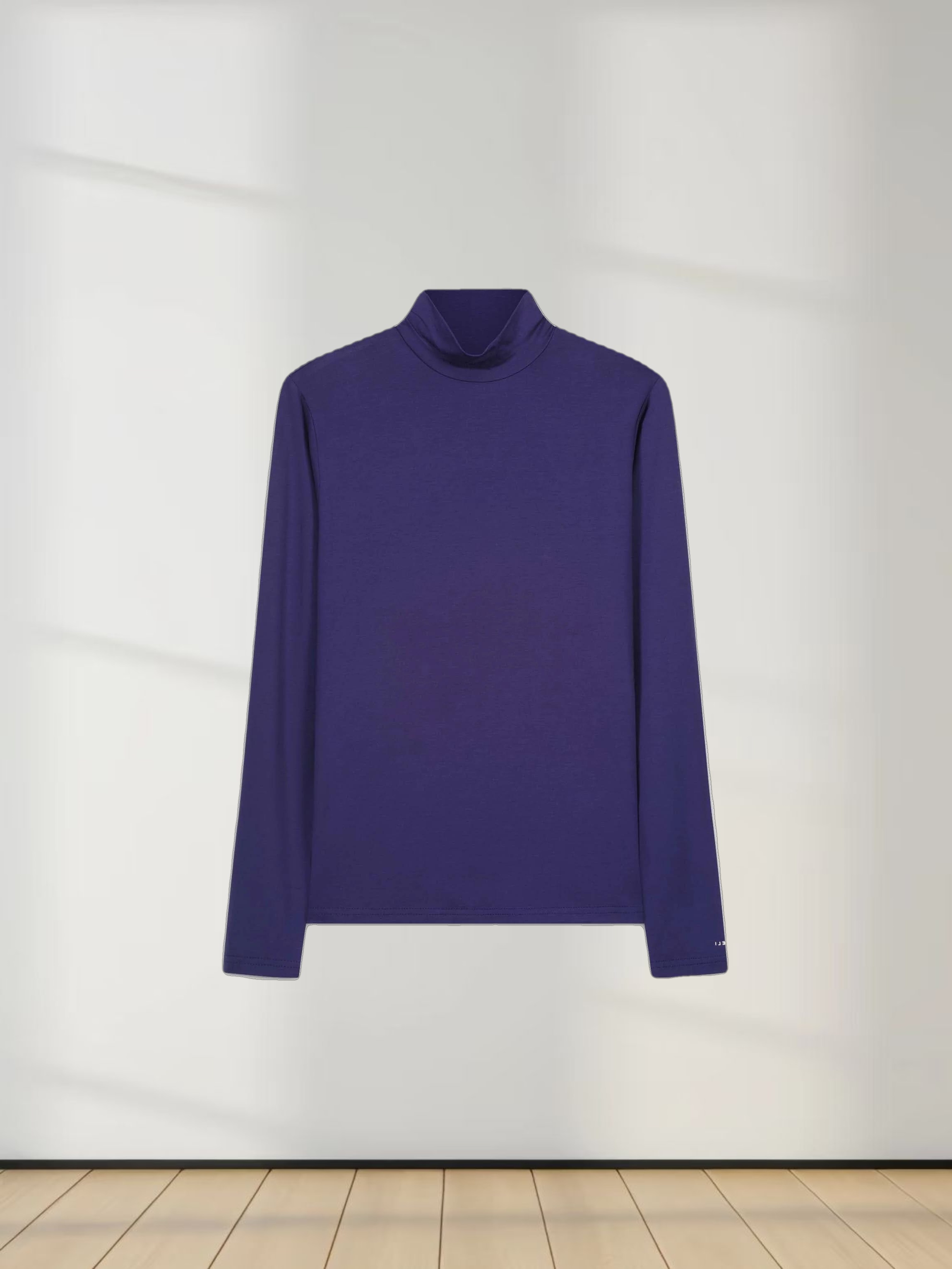 MODAL TURTLENECK LONG SLEEVE-NAVY