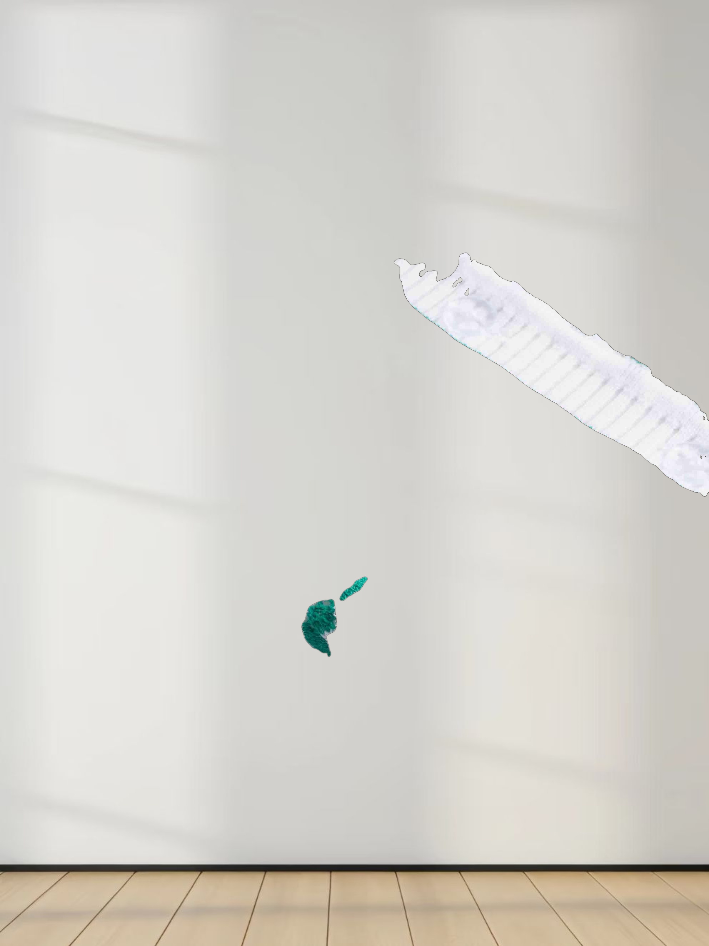 Striped Pointelle Cardigan-White/Kelly Green