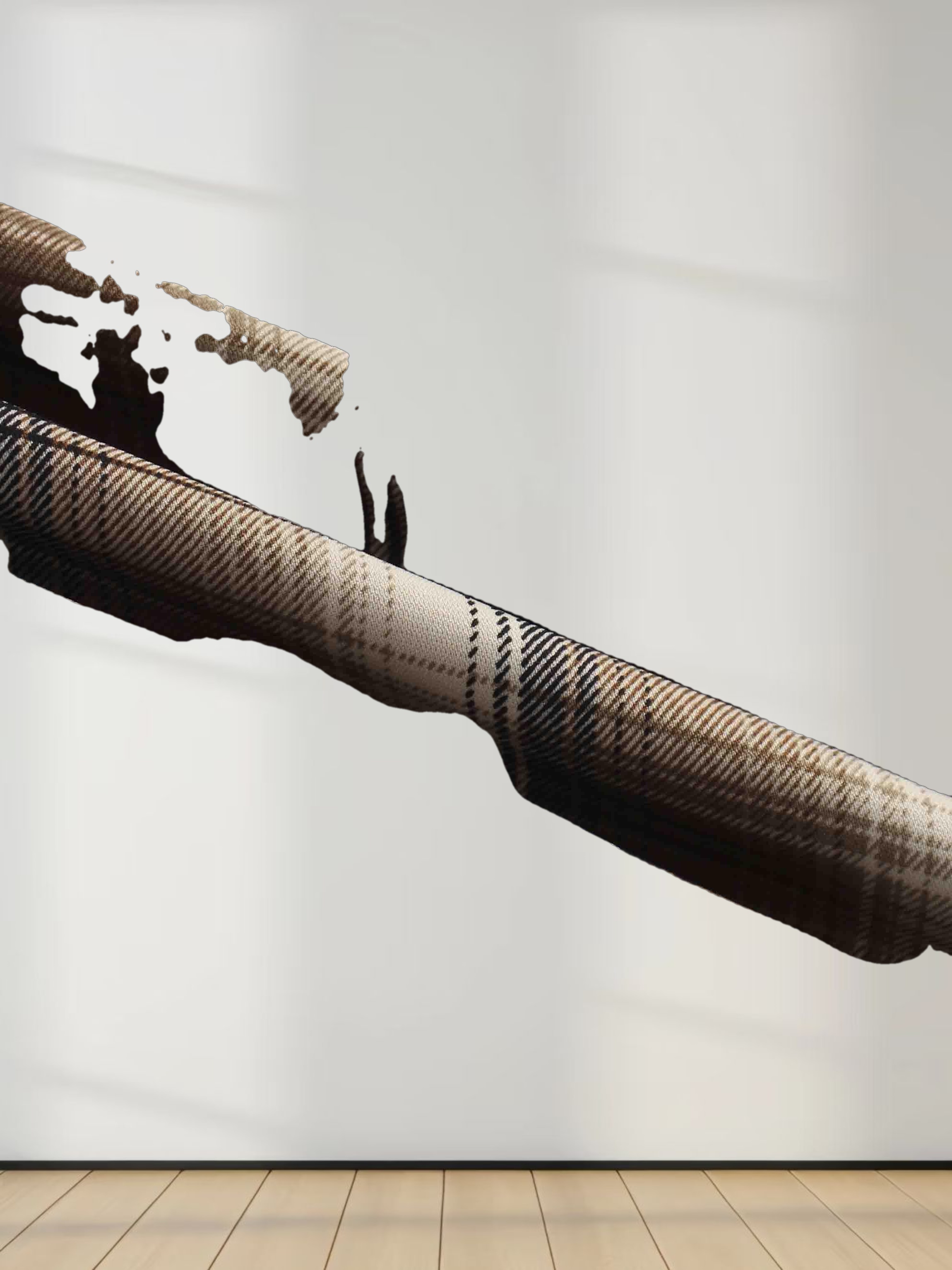 Plaid Slip Skirt-Brown Plaid