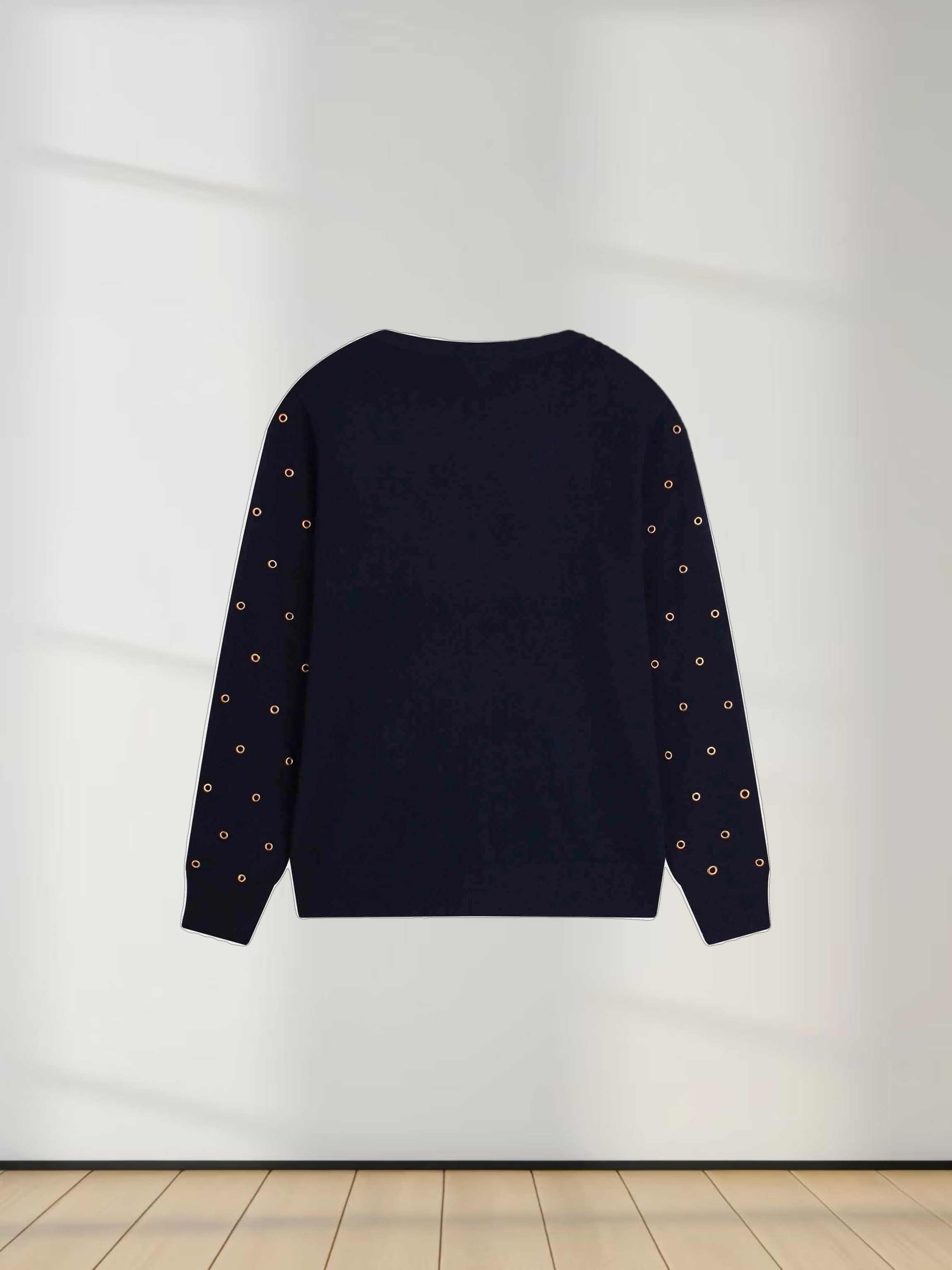 Grommet Cardigan-Navy