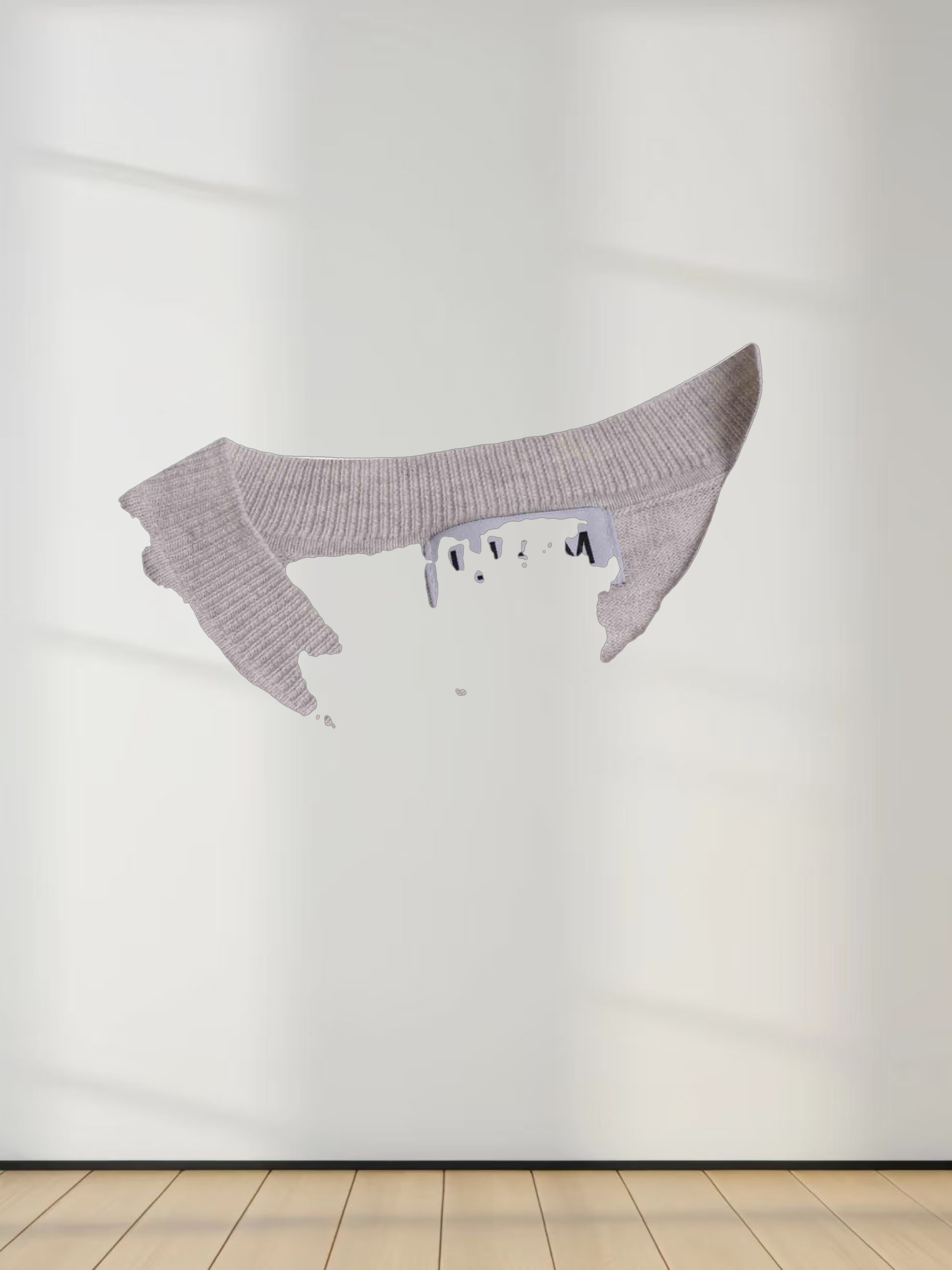 High V Lightweight Sweater-Heathered Grey