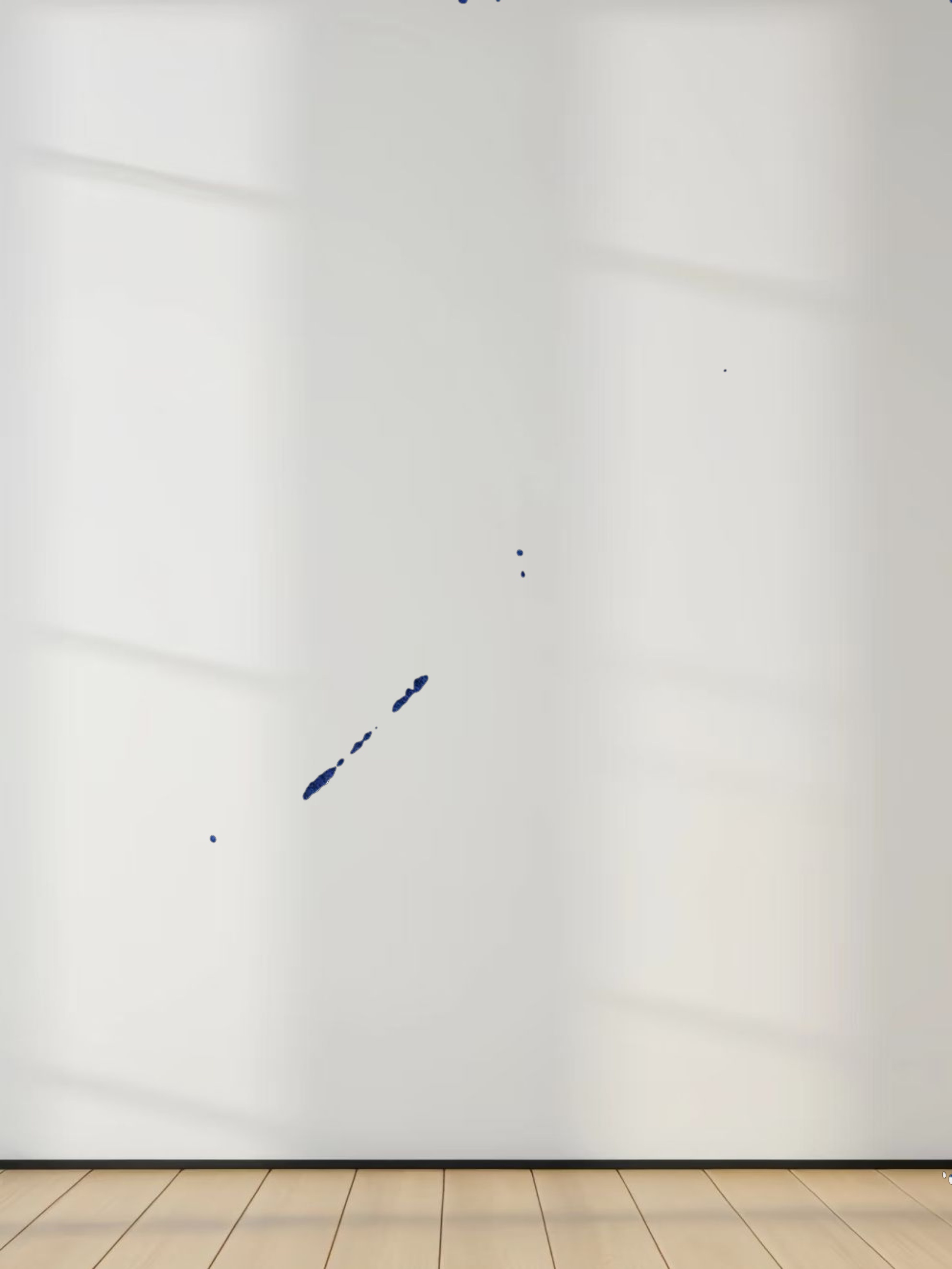 Ribbed Crew Neck Puff Sleeve Top-Royal Blue