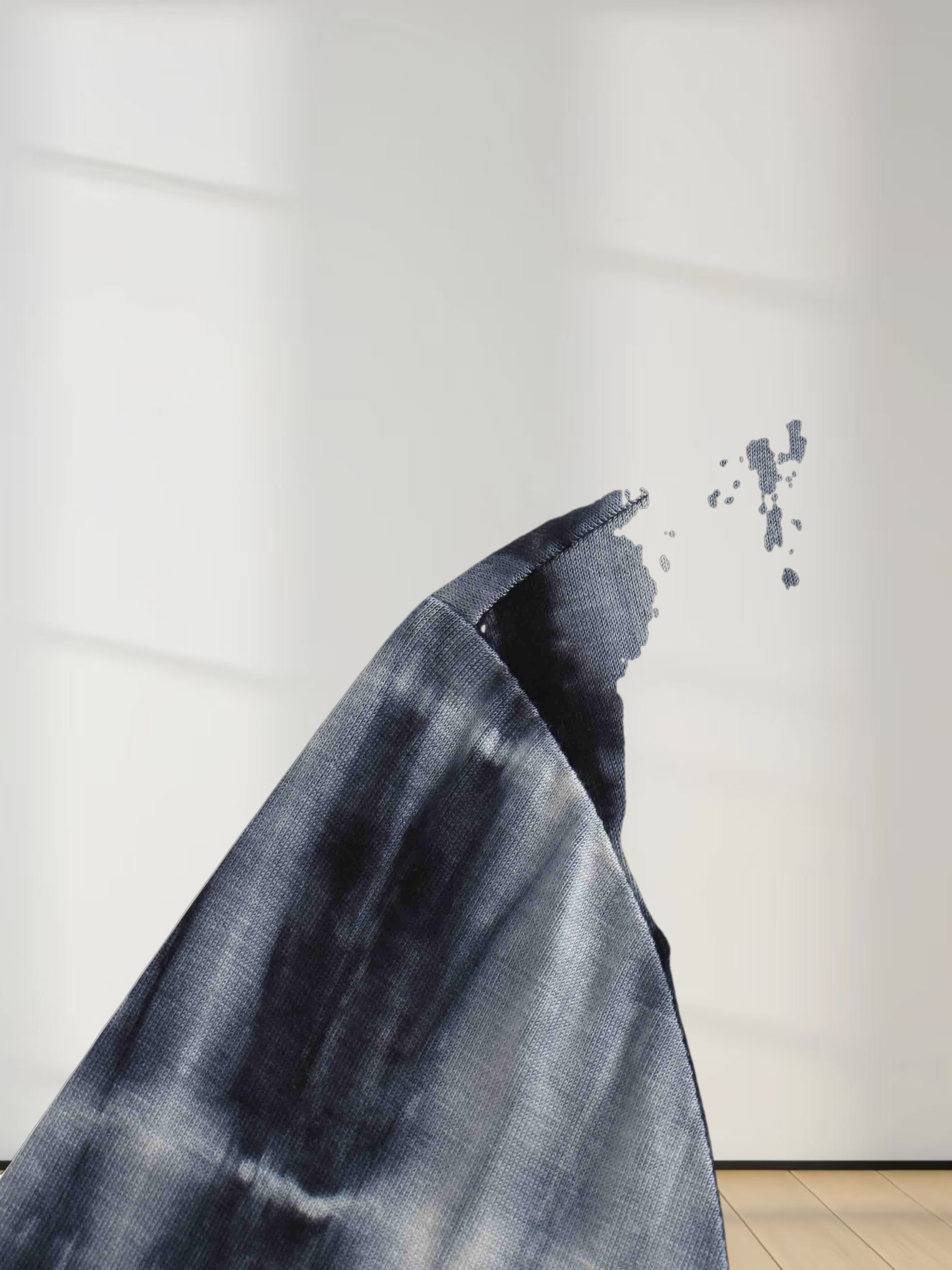 Tie Dye Crew Neck T-Shirt-Blue