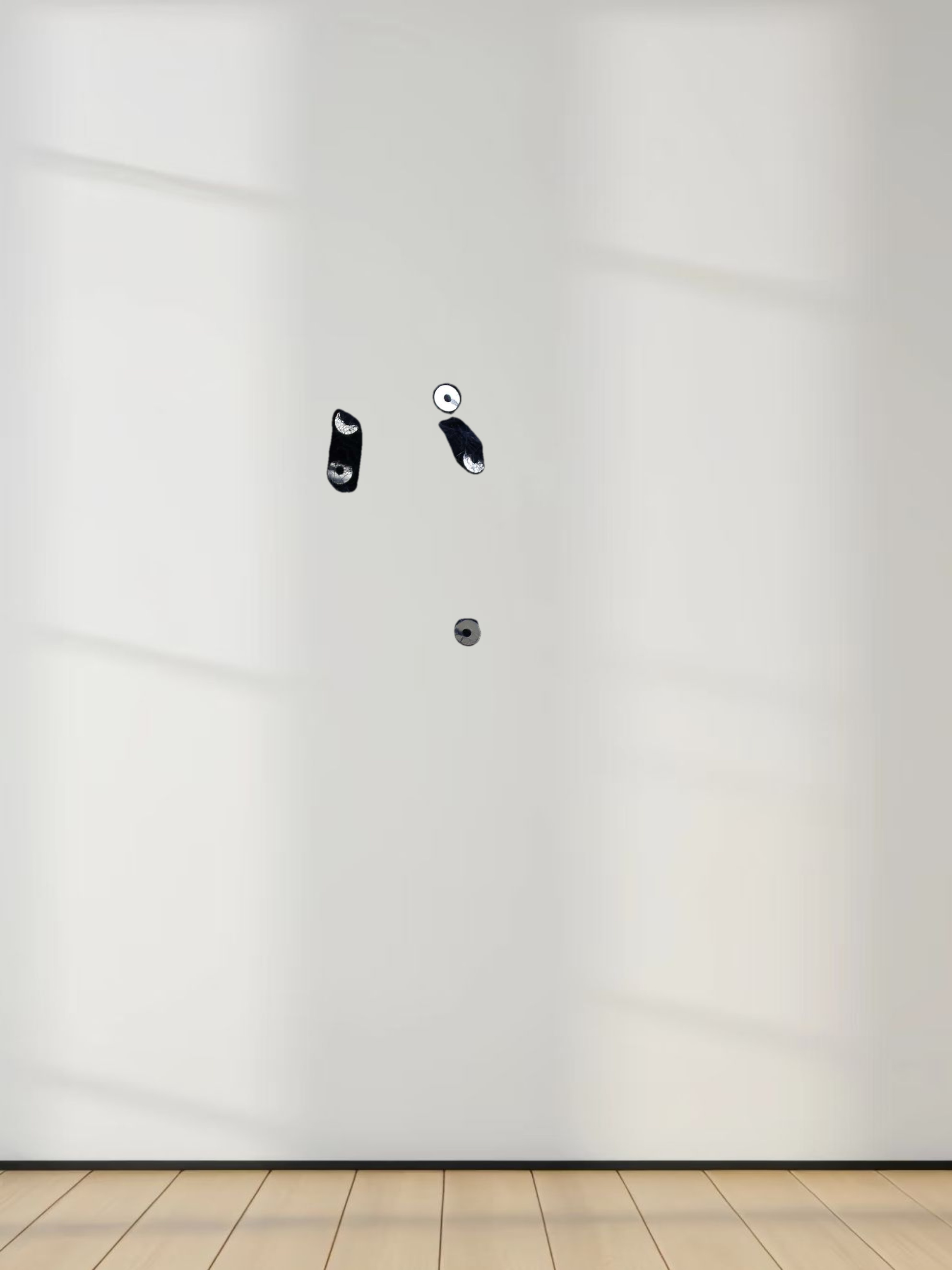 Open Crochet Knit Sequin Sweater-Navy