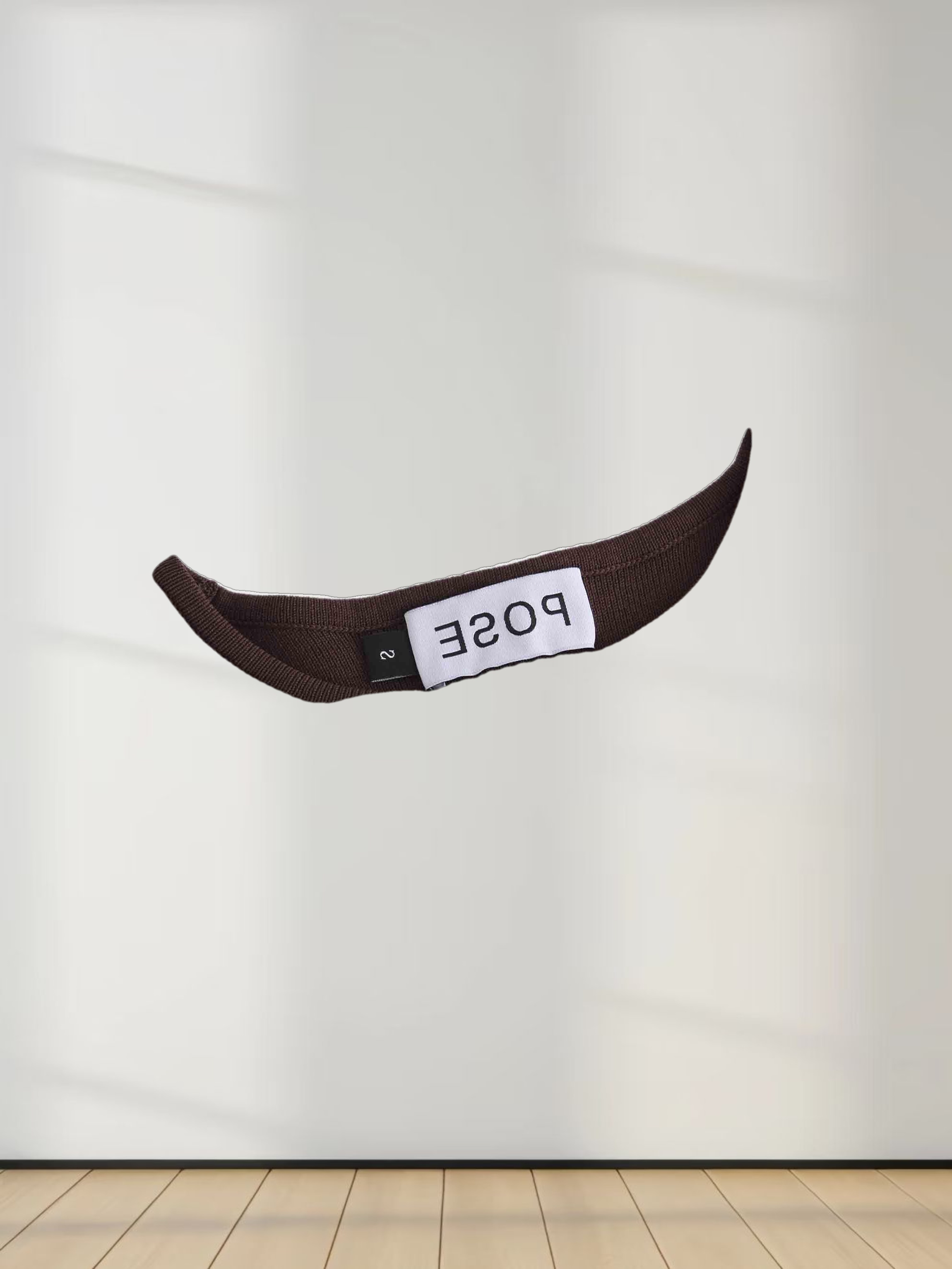 High Cuff Sweater-Brown