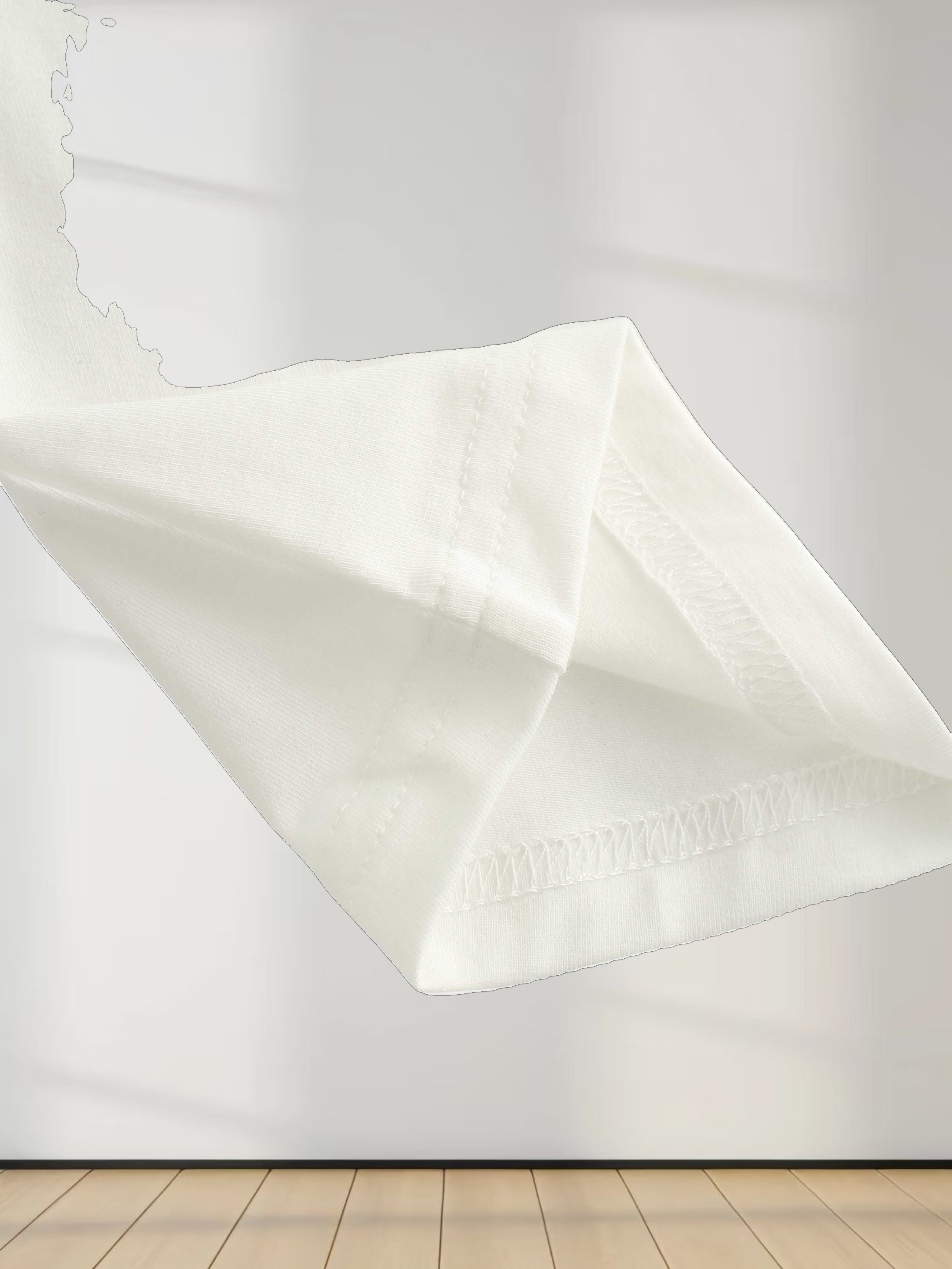 Pleat Front Button Down Dress-White