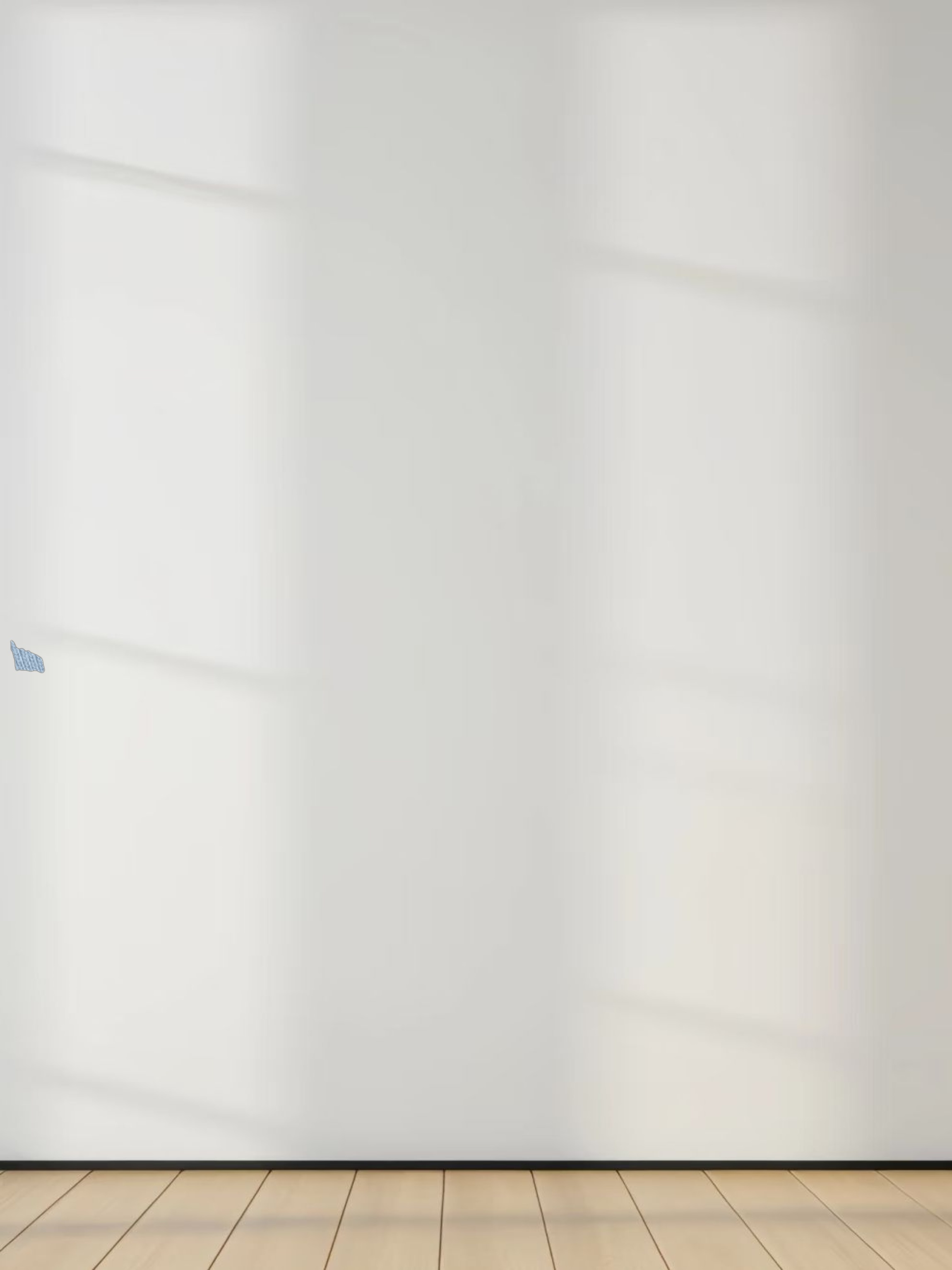 Mock Neck Thin Knit Sweater-Light Blue