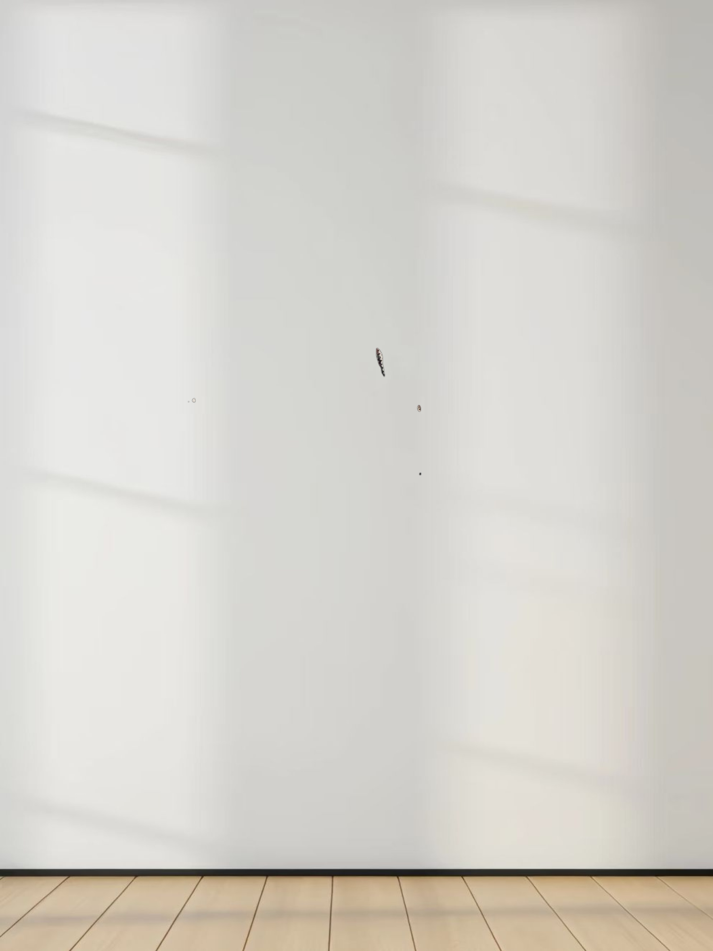 Abstract Stripe Knit Turtleneck-Brown