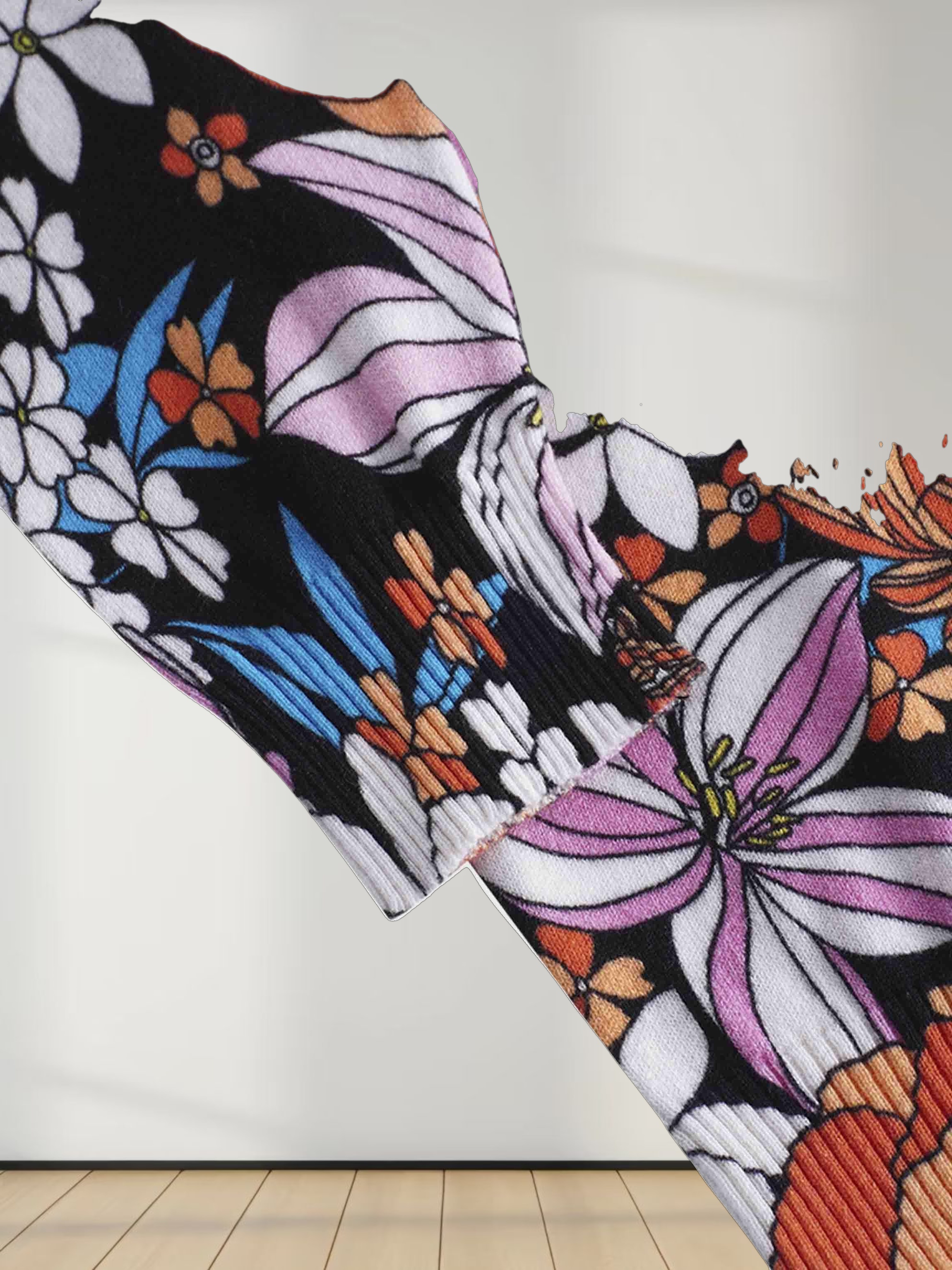 Printed Sweater-Kaleidoscope Field