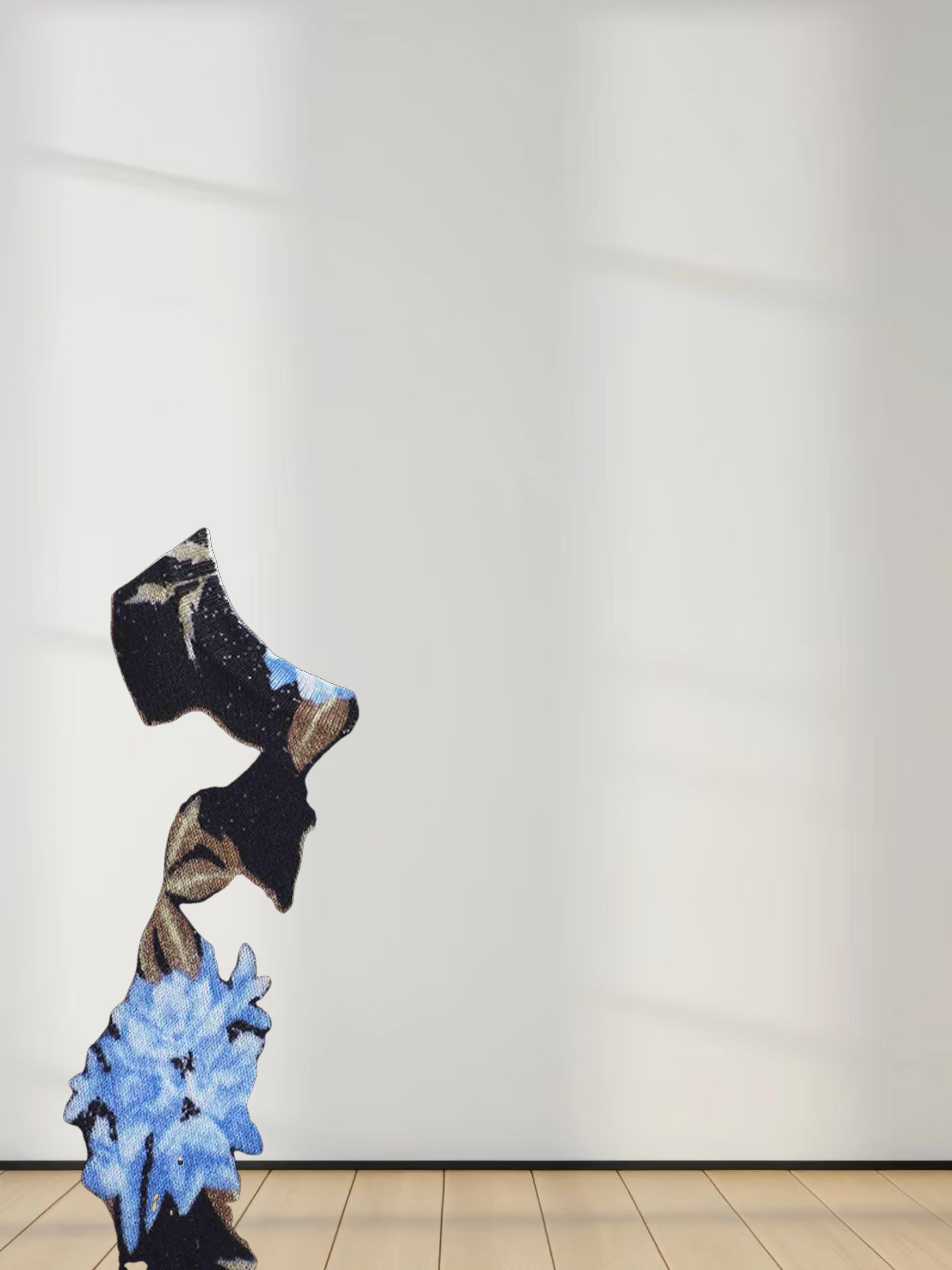 Printed Sweater-Fawn Floral