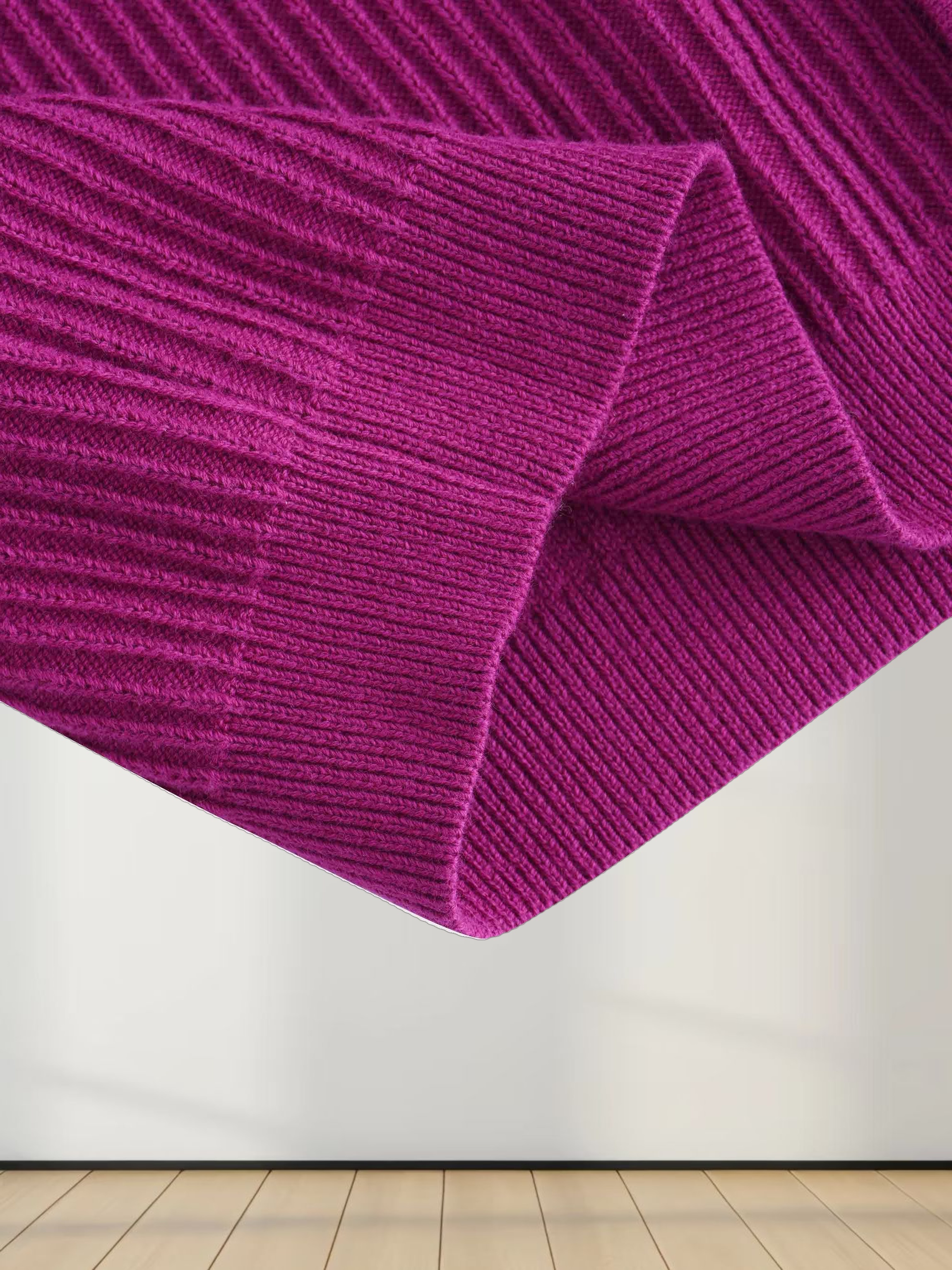 Button Down Ribbed Cardigan-Fuchsia Pink