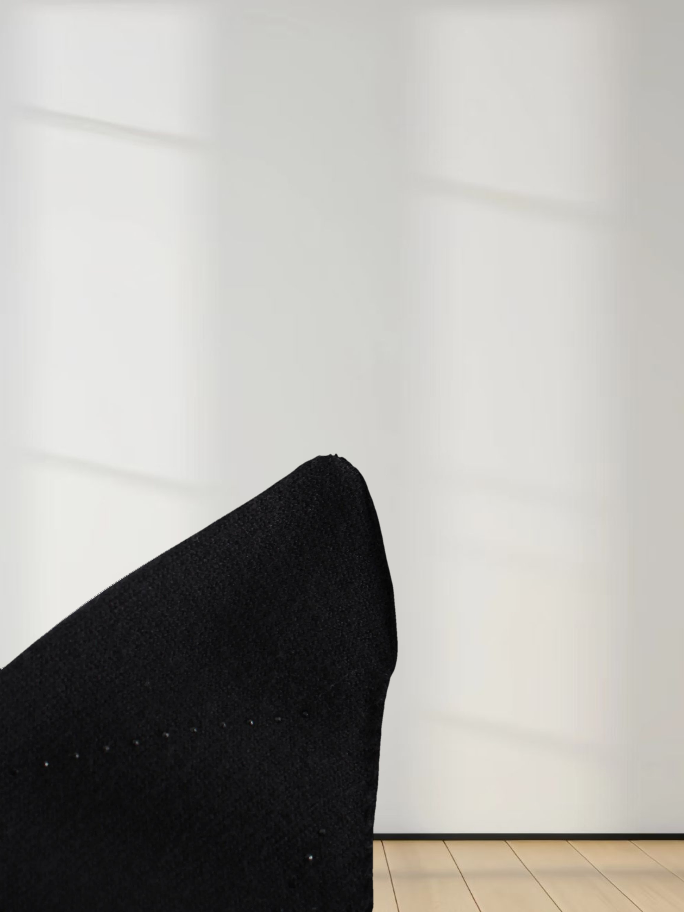 Diamond Stud Design Sweater-Black