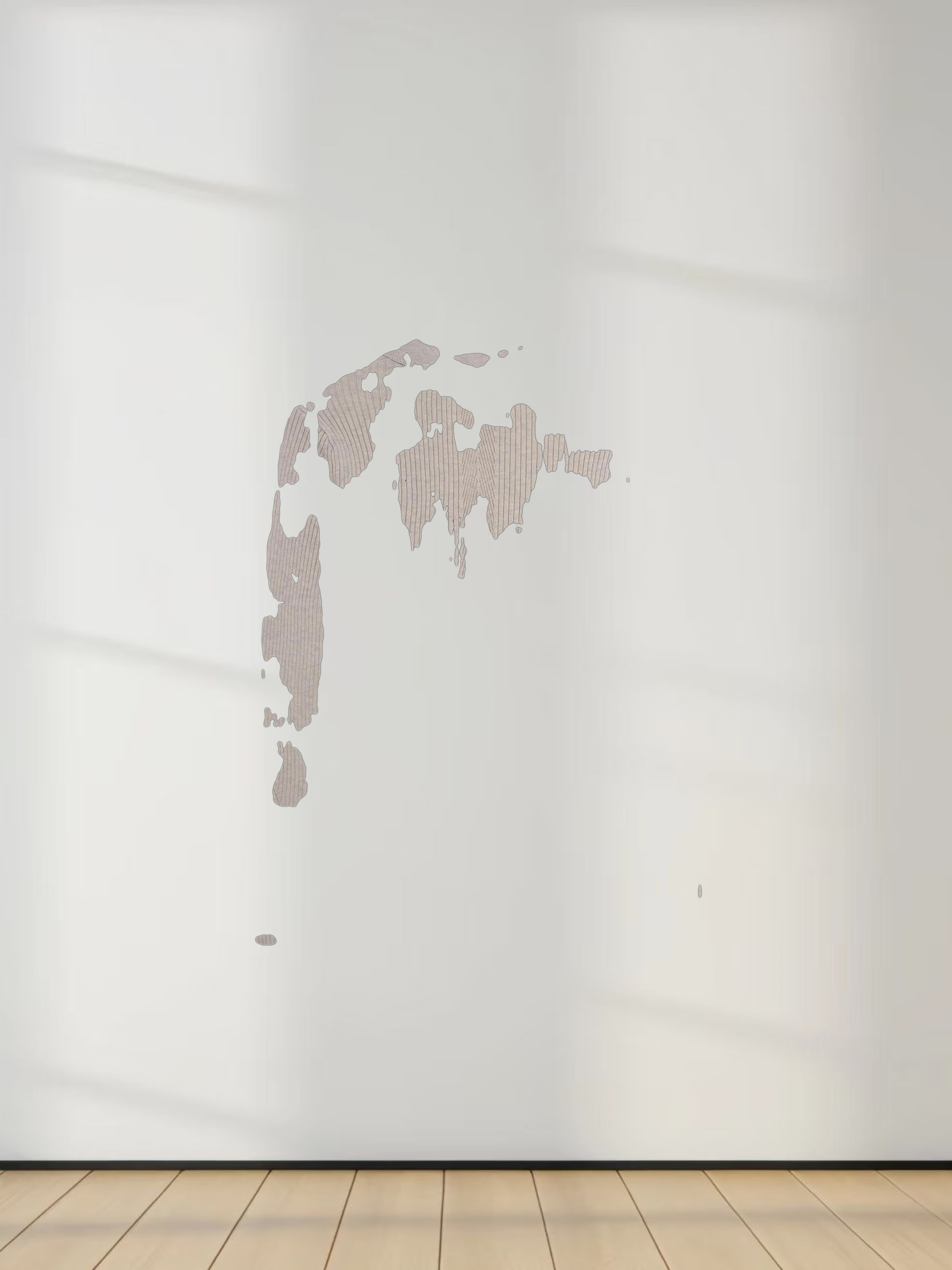 Center Design Sweater-Oatmeal