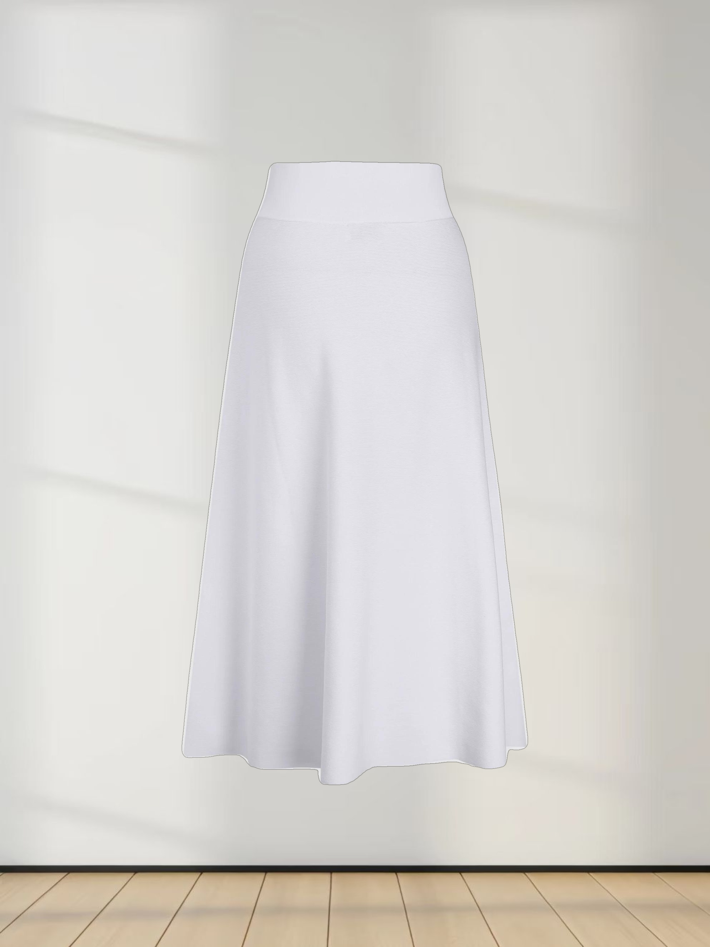 KNIT PLEATED SKIRT (27