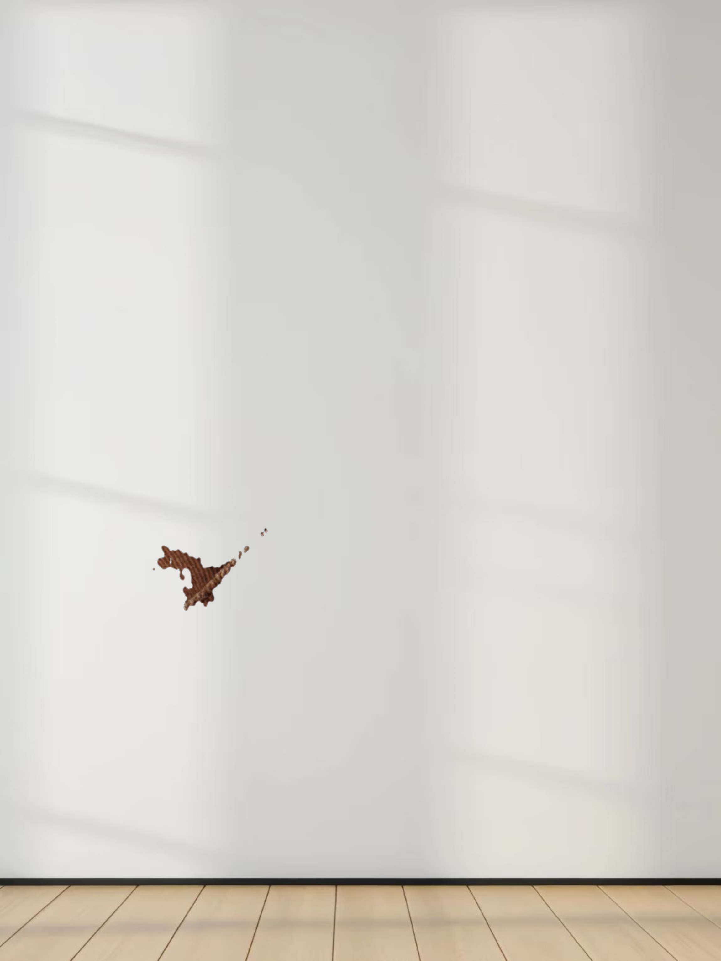 Side Seamed Twill Skirt-Brown