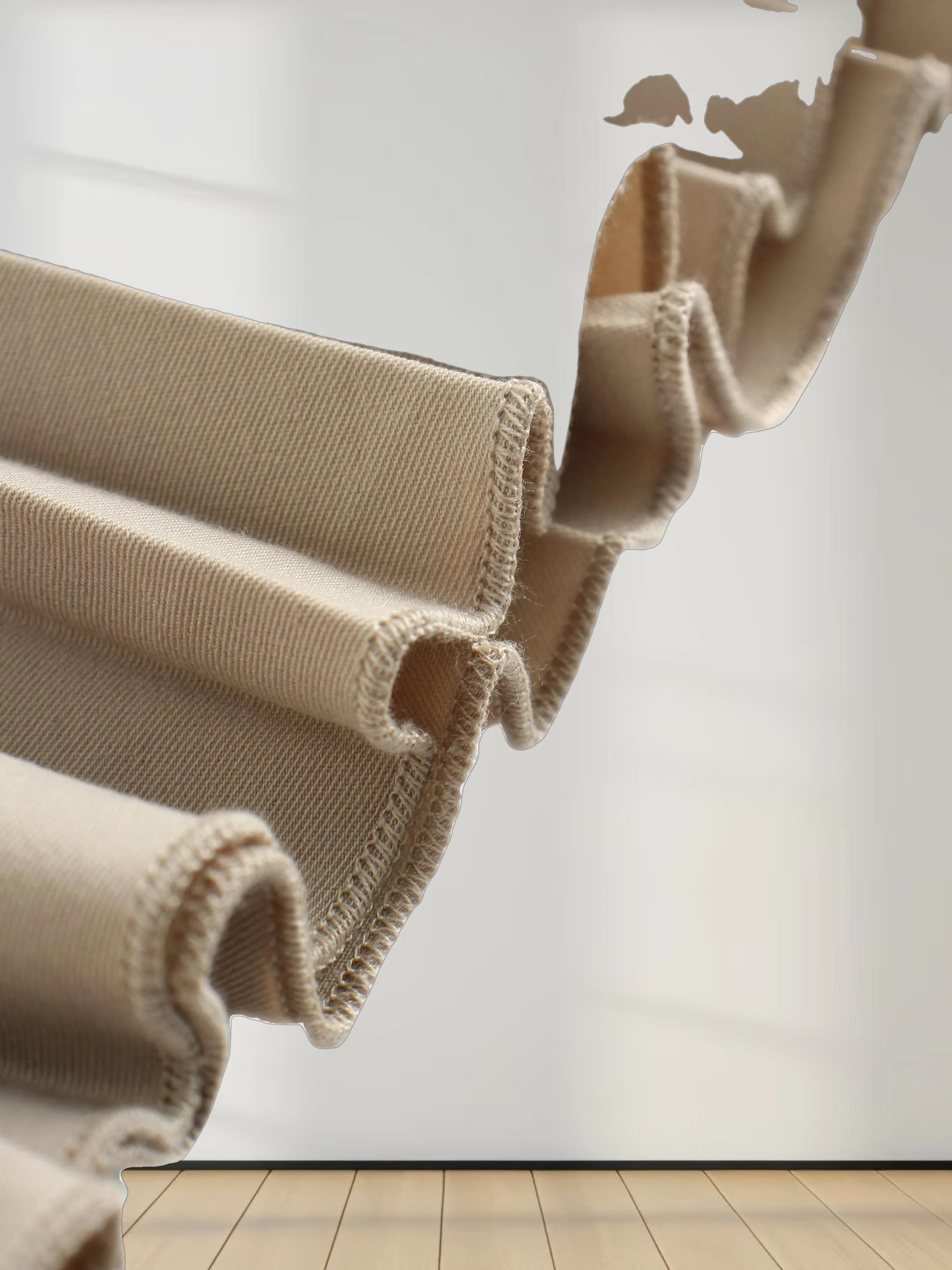 Mix Pleat Skirt-Ivory