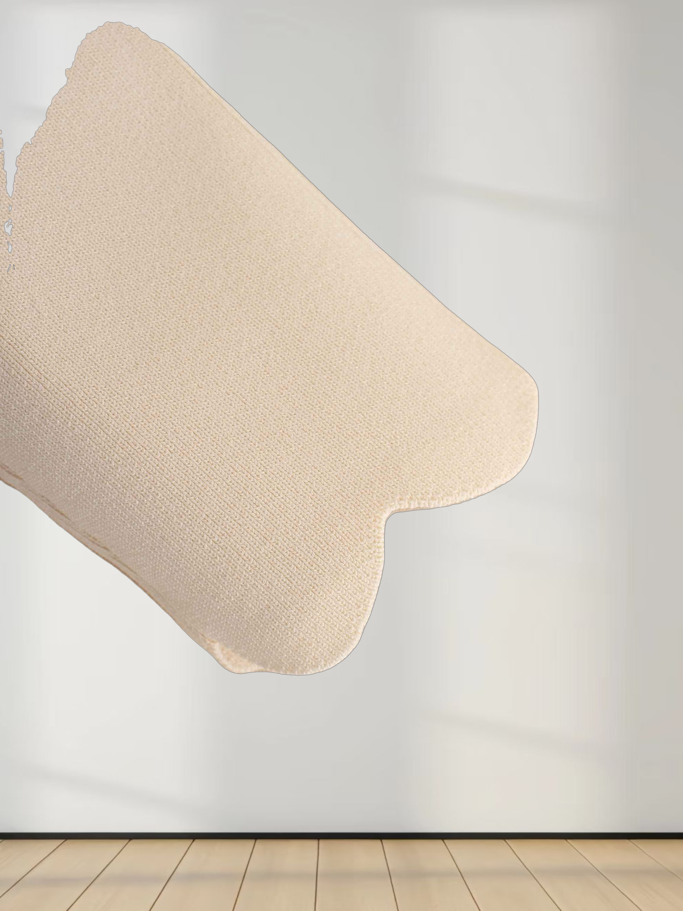 Scallop Edge Crew Cardigan-Ivory