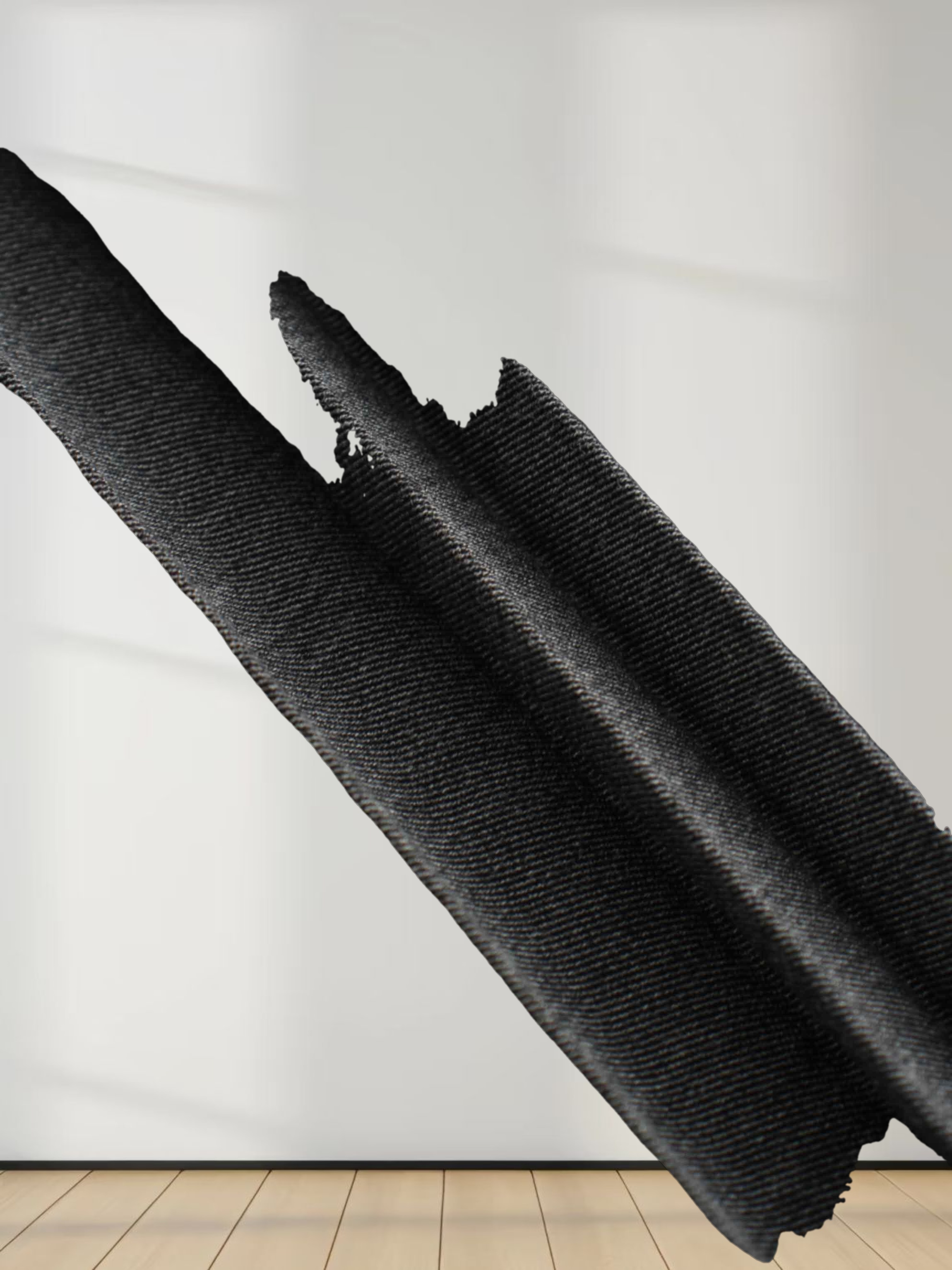 Mix Pleat Skirt-Denim Grey