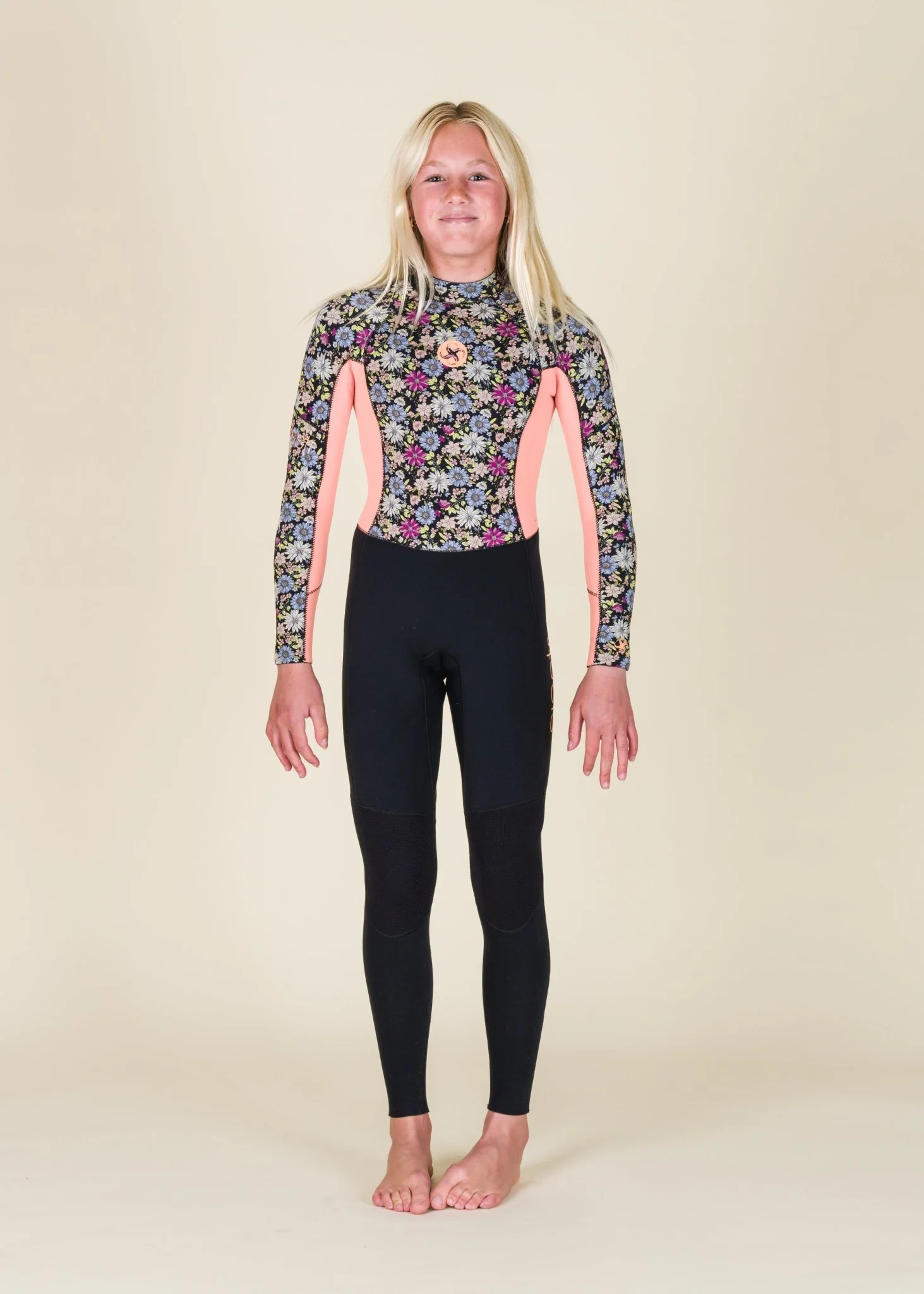 Youth Summer Full Wetsuit with 3/2 Back Zip