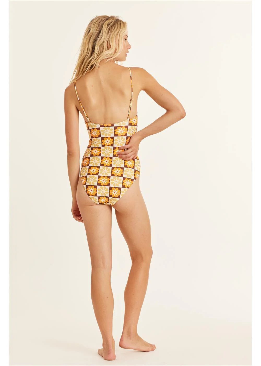Floral Cheeky One-Piece Swimsuit