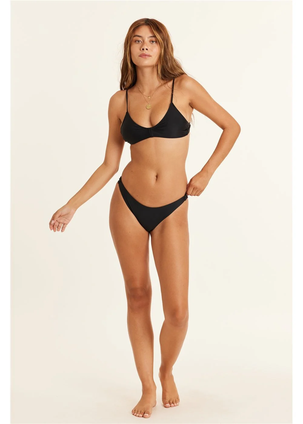 Solid Bralette Swim Top
