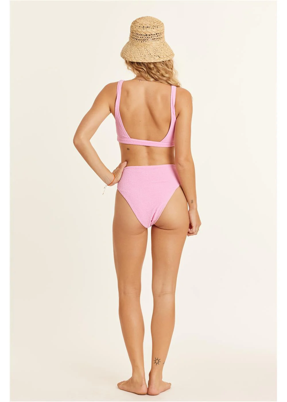 High Waist Beach Swim Bottom