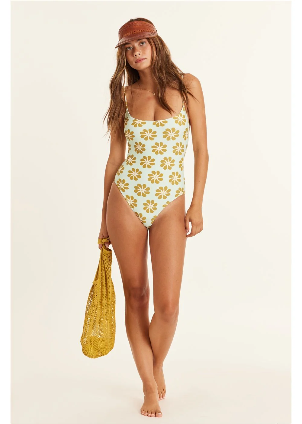 Floral Cheeky One-Piece Swimsuit