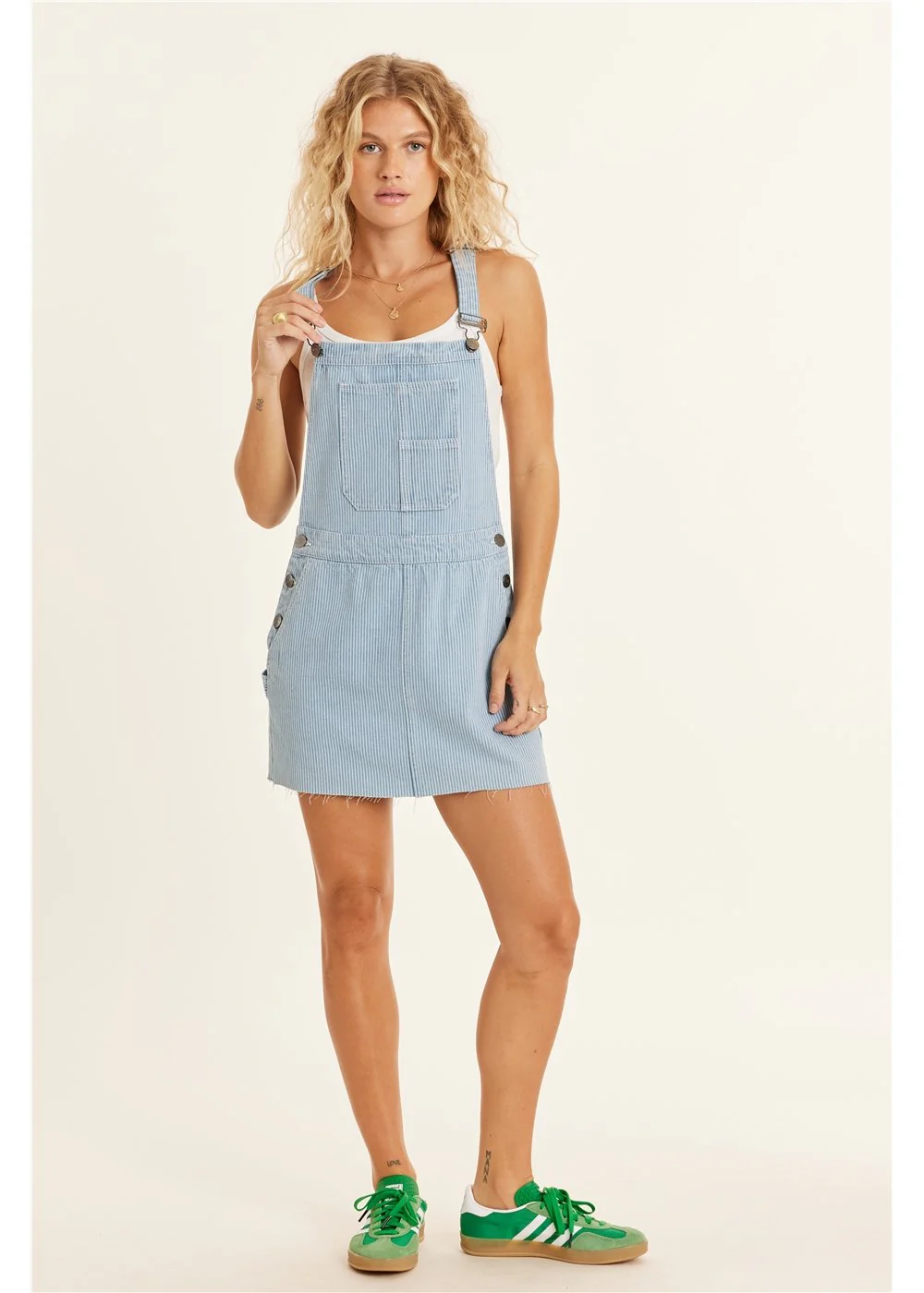 Ocean Mist Overall Dress