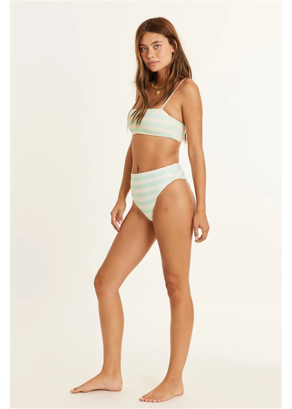 Reverse High Waist Swim Bottom