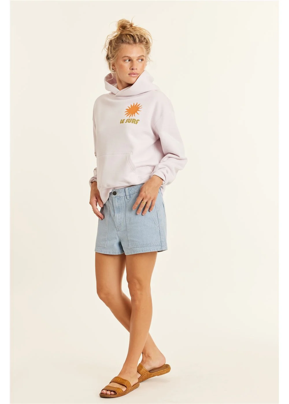 Surfing Long Sleeve Fleece Hoodie