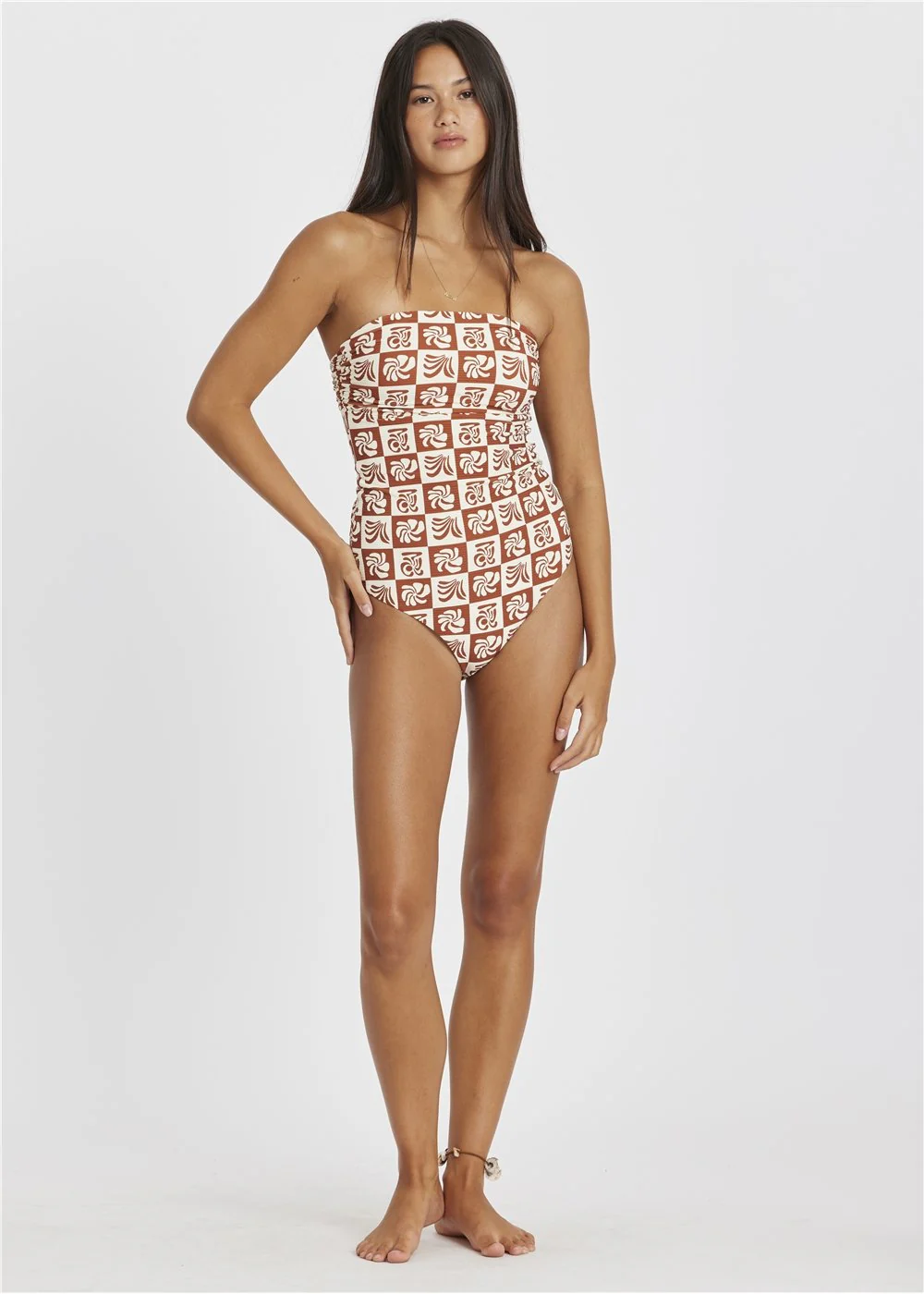 Strapless One-Piece Swimsuit