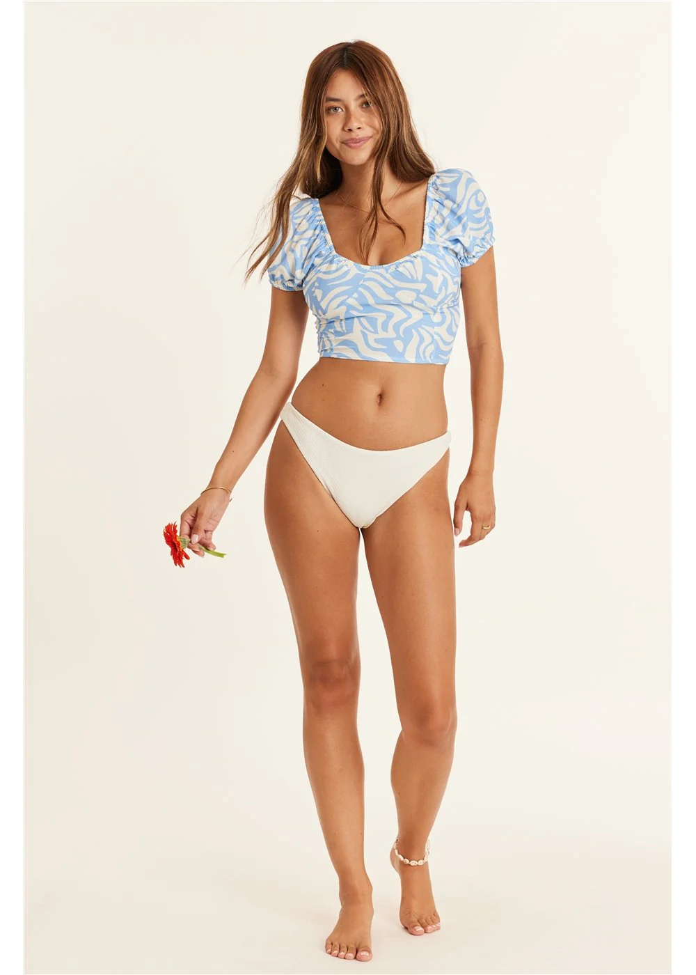 Short Sleeve Woven Top