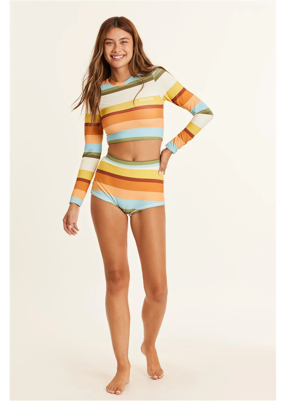 Ribbed Surf Short Swim Bottom