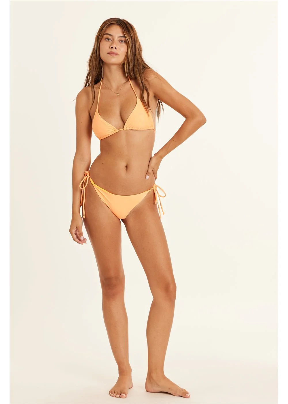 Solid Triangle Swim Top