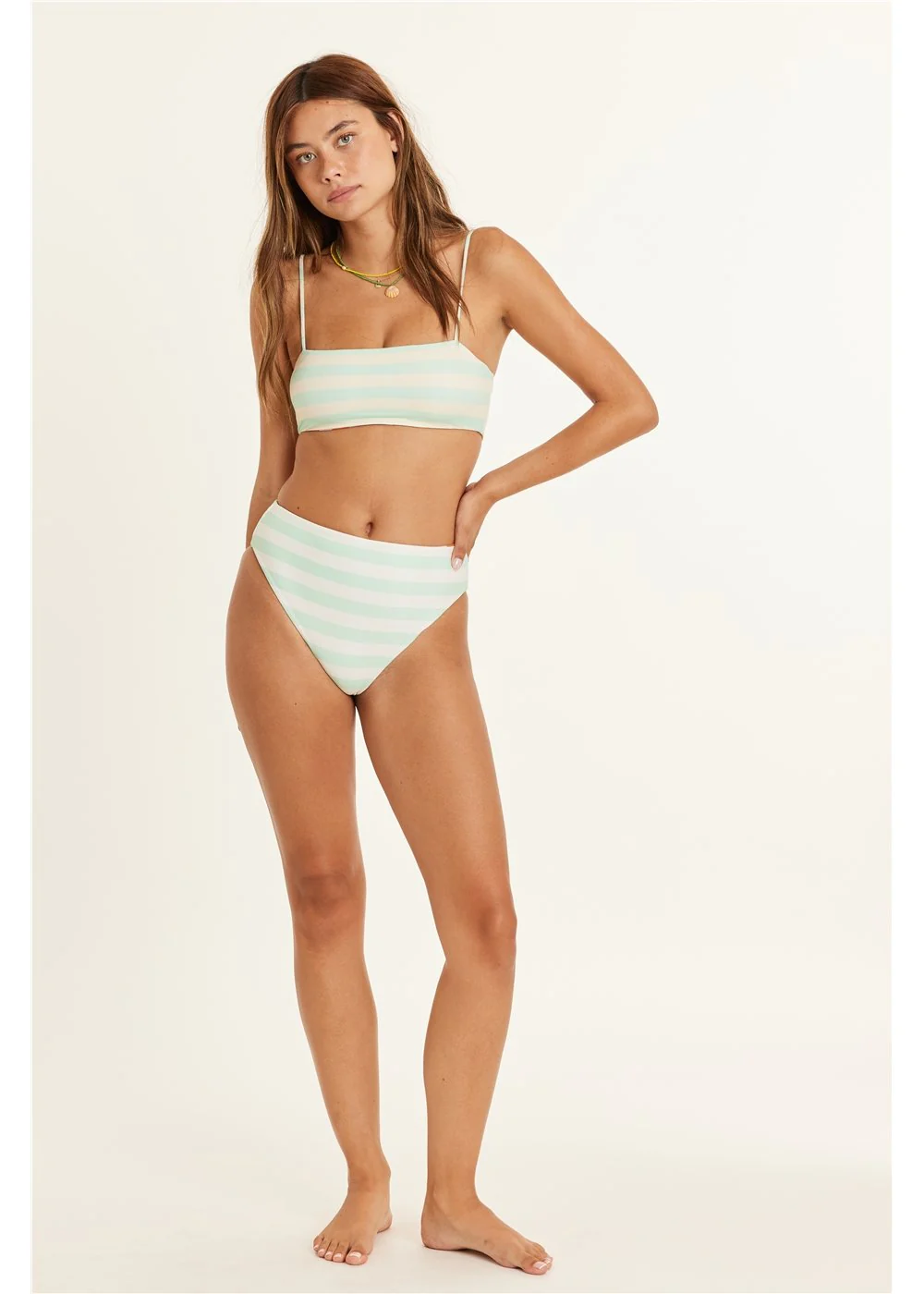 Reversible Bandeau Swim Top