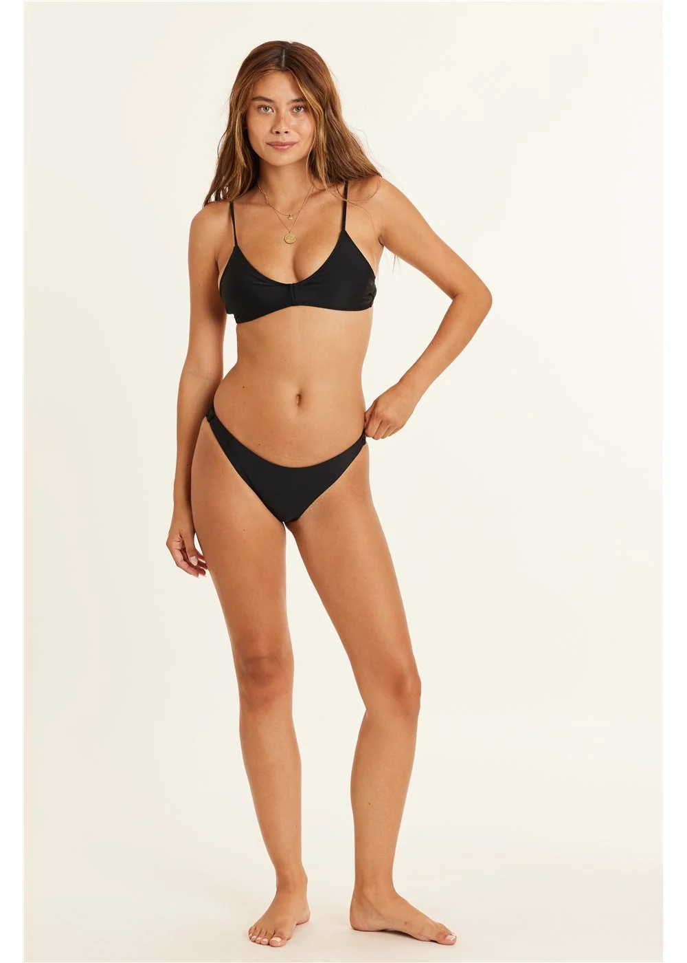 Solid Bralette Swim Top