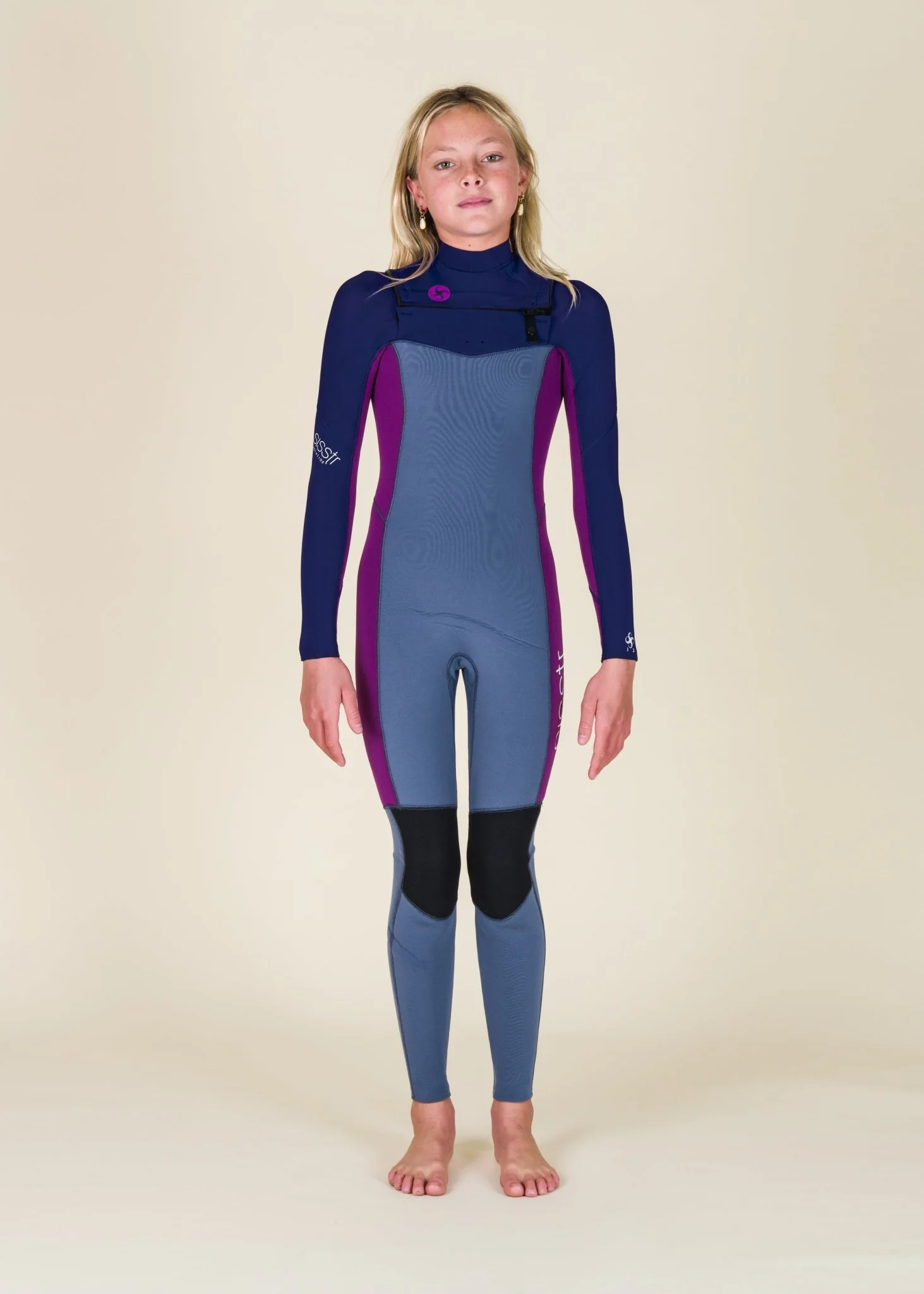 Youth 3/2 Chest Zip Full Wetsuit