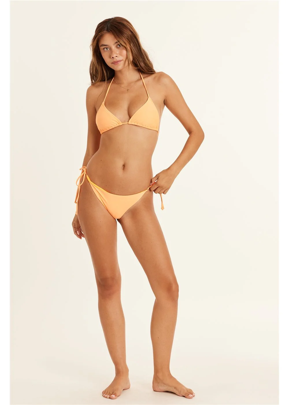 Solid Triangle Swim Top