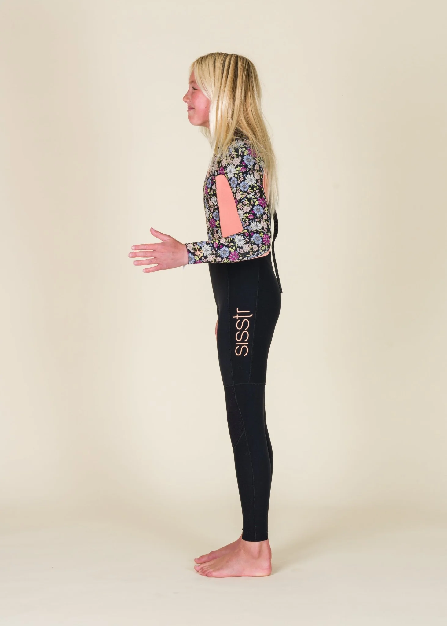 Youth Summer Full Wetsuit with 3/2 Back Zip