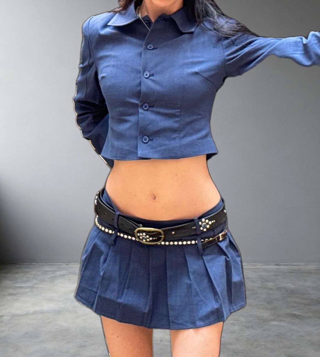 ENDLESS SKORT - NAVY