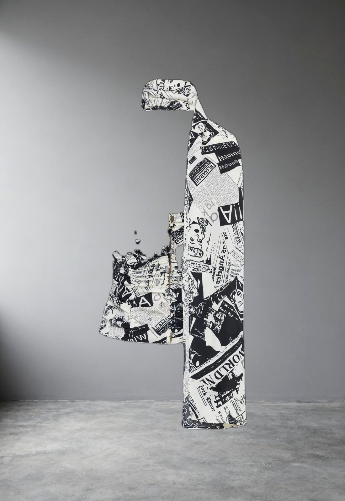 ISLAND BODICE - NEWSPAPER