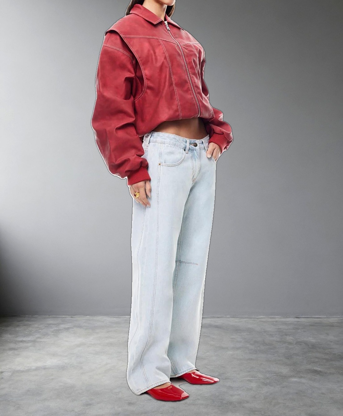 VISTA BOMBER - CRIMSON