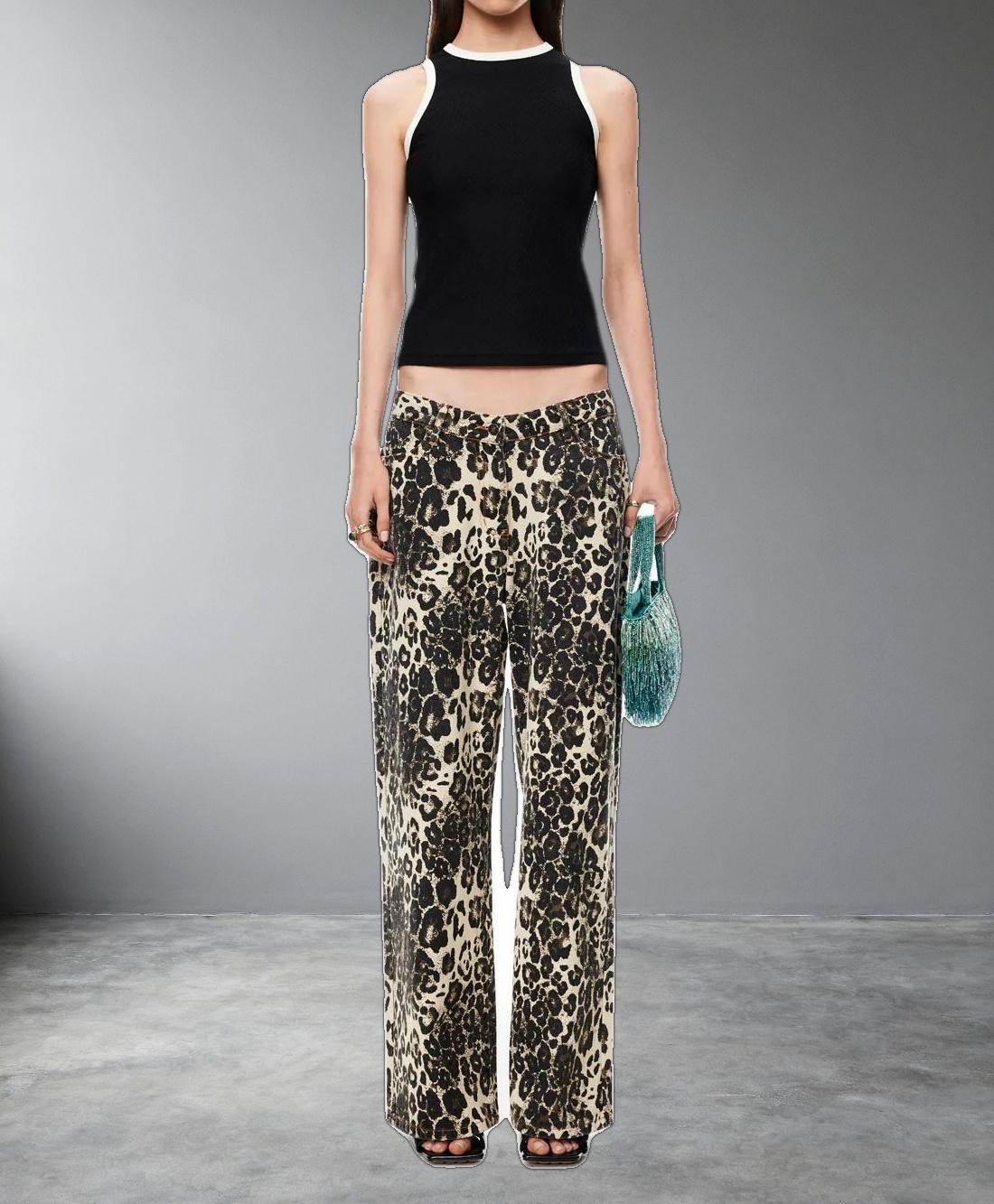 REBELS JEAN - LEOPARD